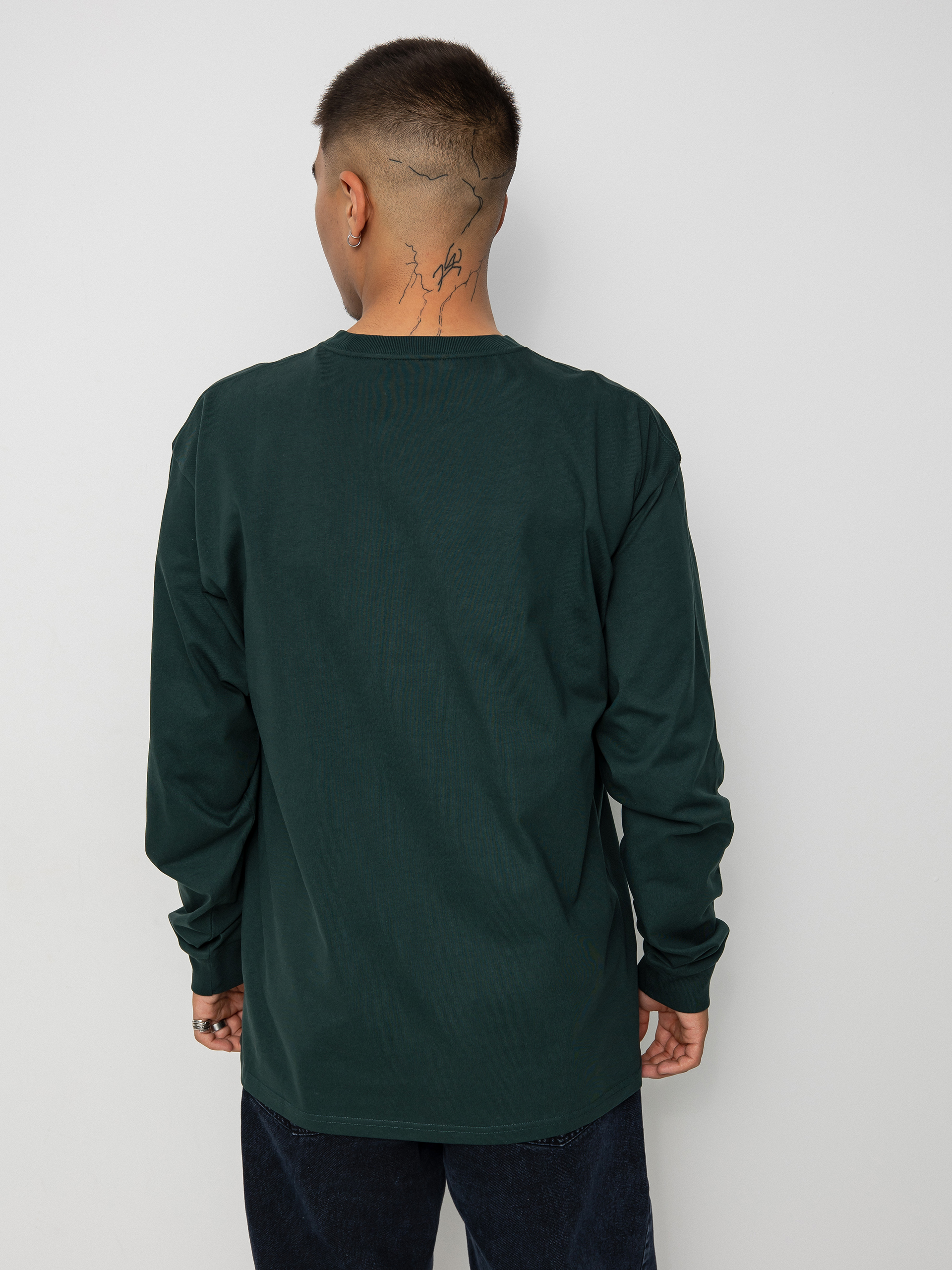 Longsleeve Carhartt WIP Chase (juniper/gold)