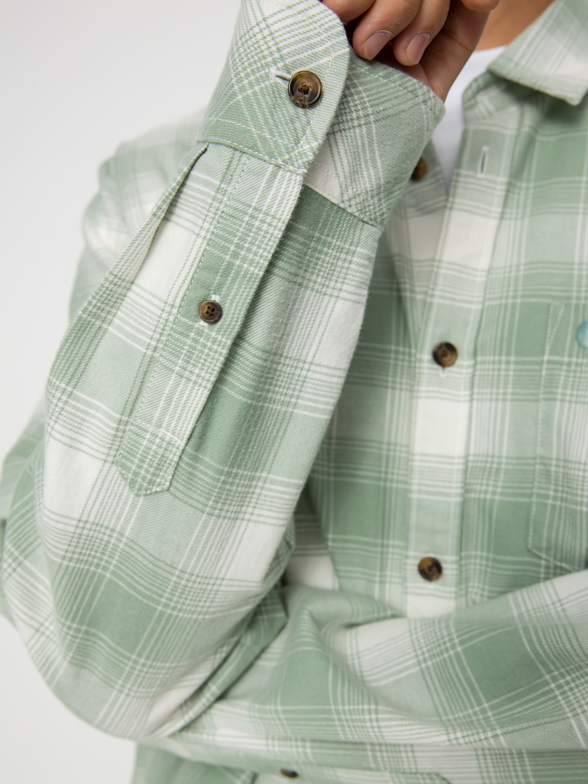 Koszula Carhartt WIP Deaver (deaver check/misty sage)