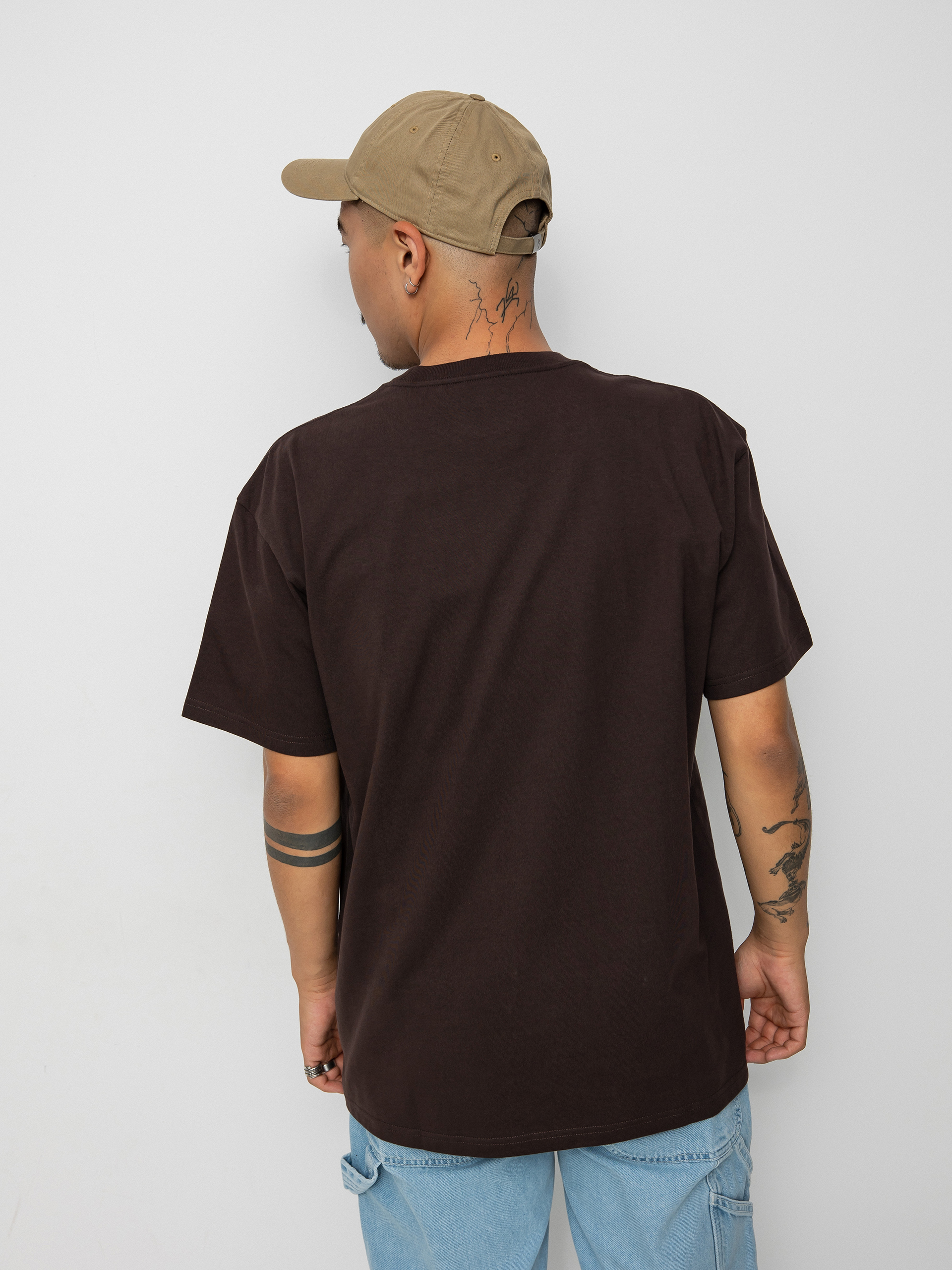 T-shirt Carhartt WIP Chase (dark umber/gold)