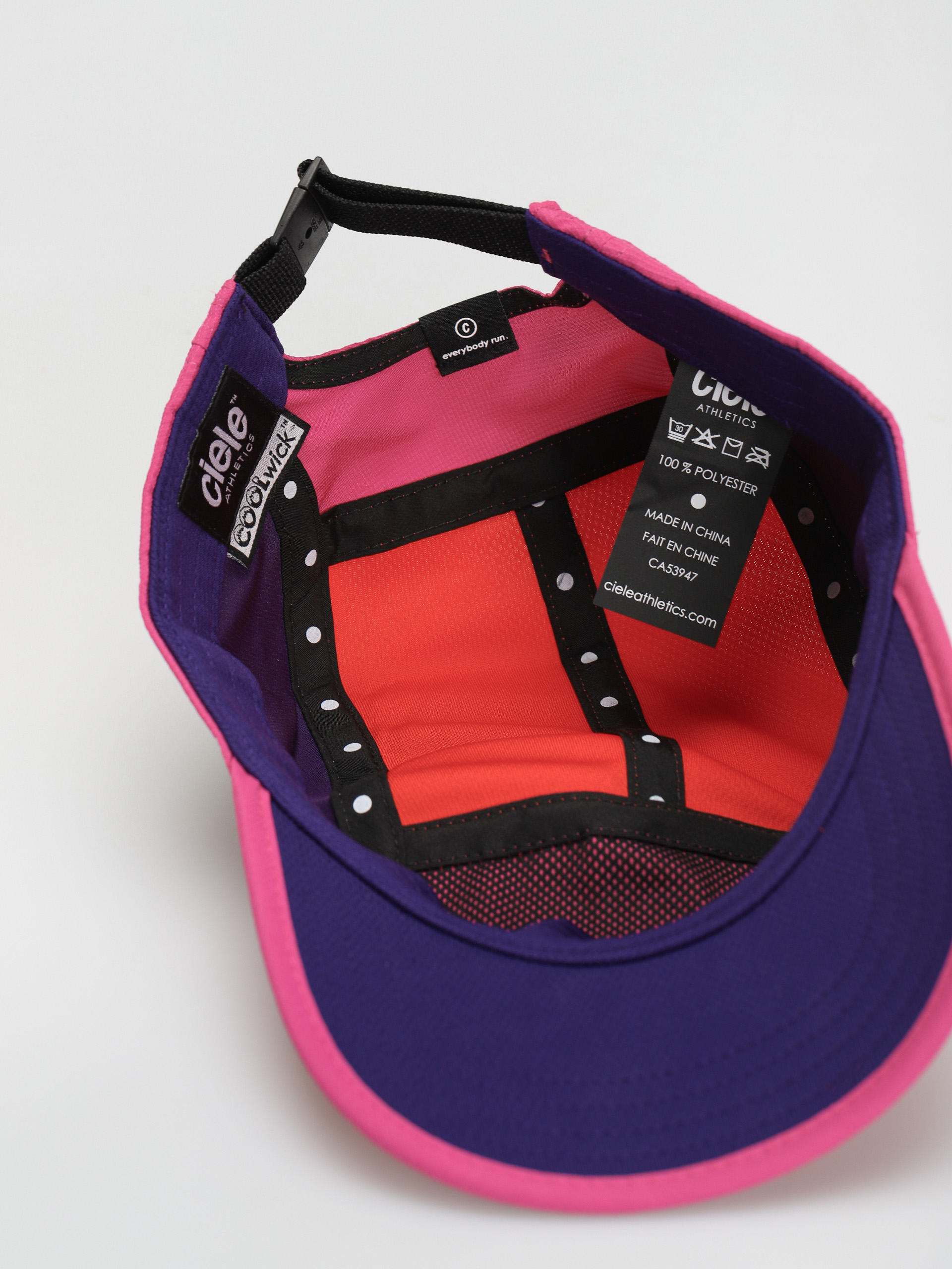 Czapka z daszkiem Ciele Athletics GOCap SC Athletics ZD (chaka pink/purple)