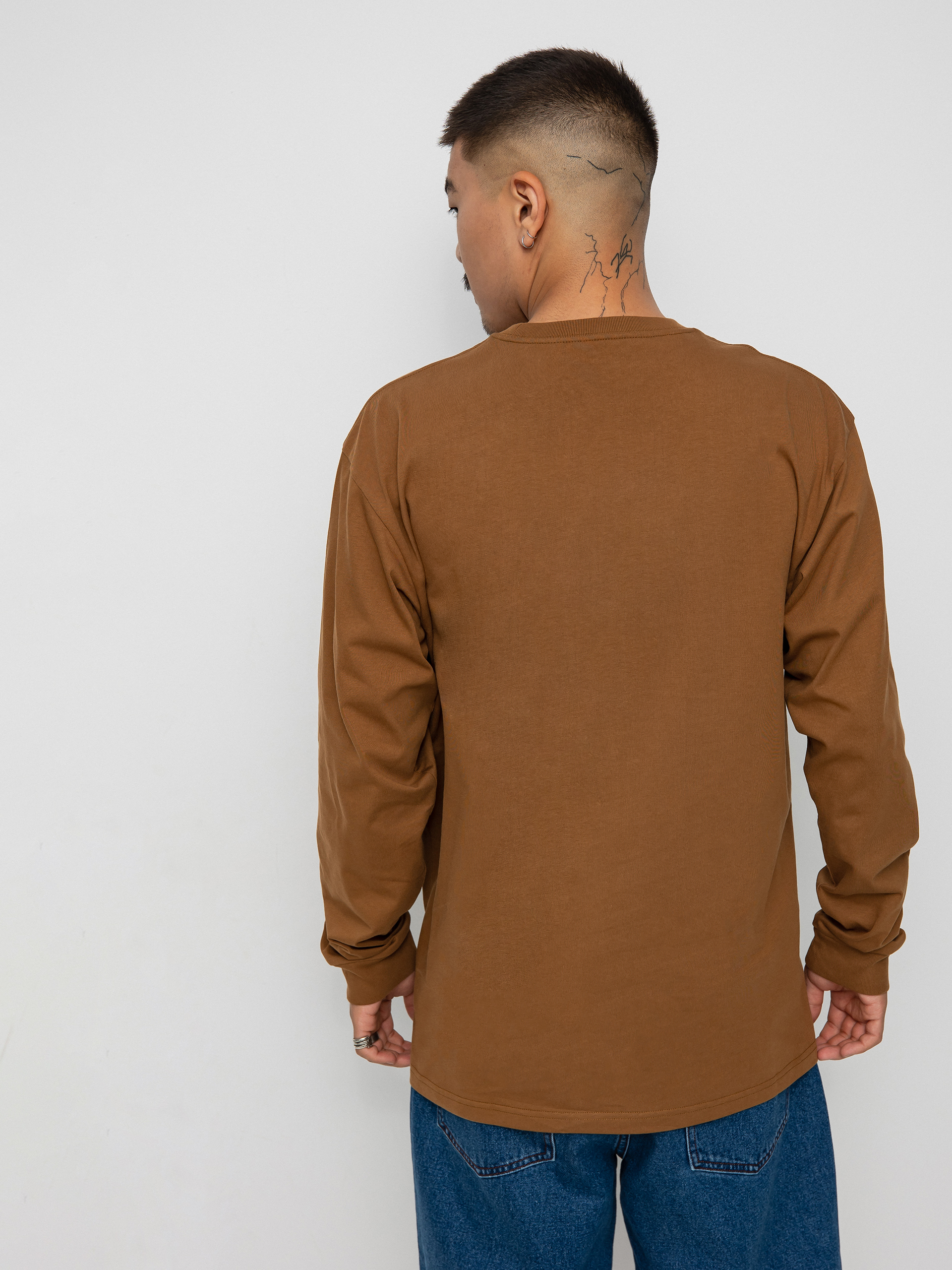 Longsleeve Carhartt WIP Chase (hamilton brown/gold)