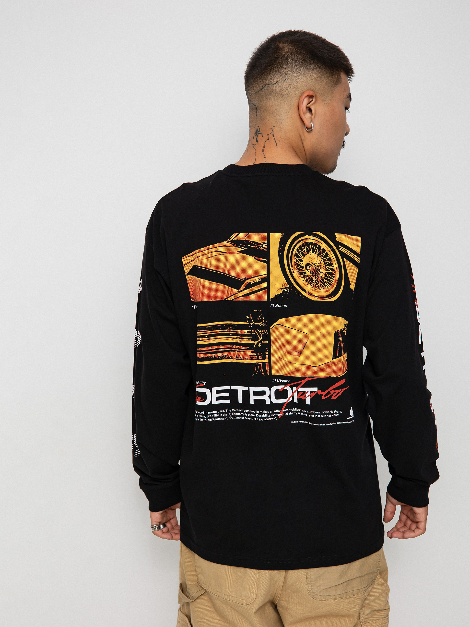 Longsleeve Carhartt WIP Detroit Turbo (black)