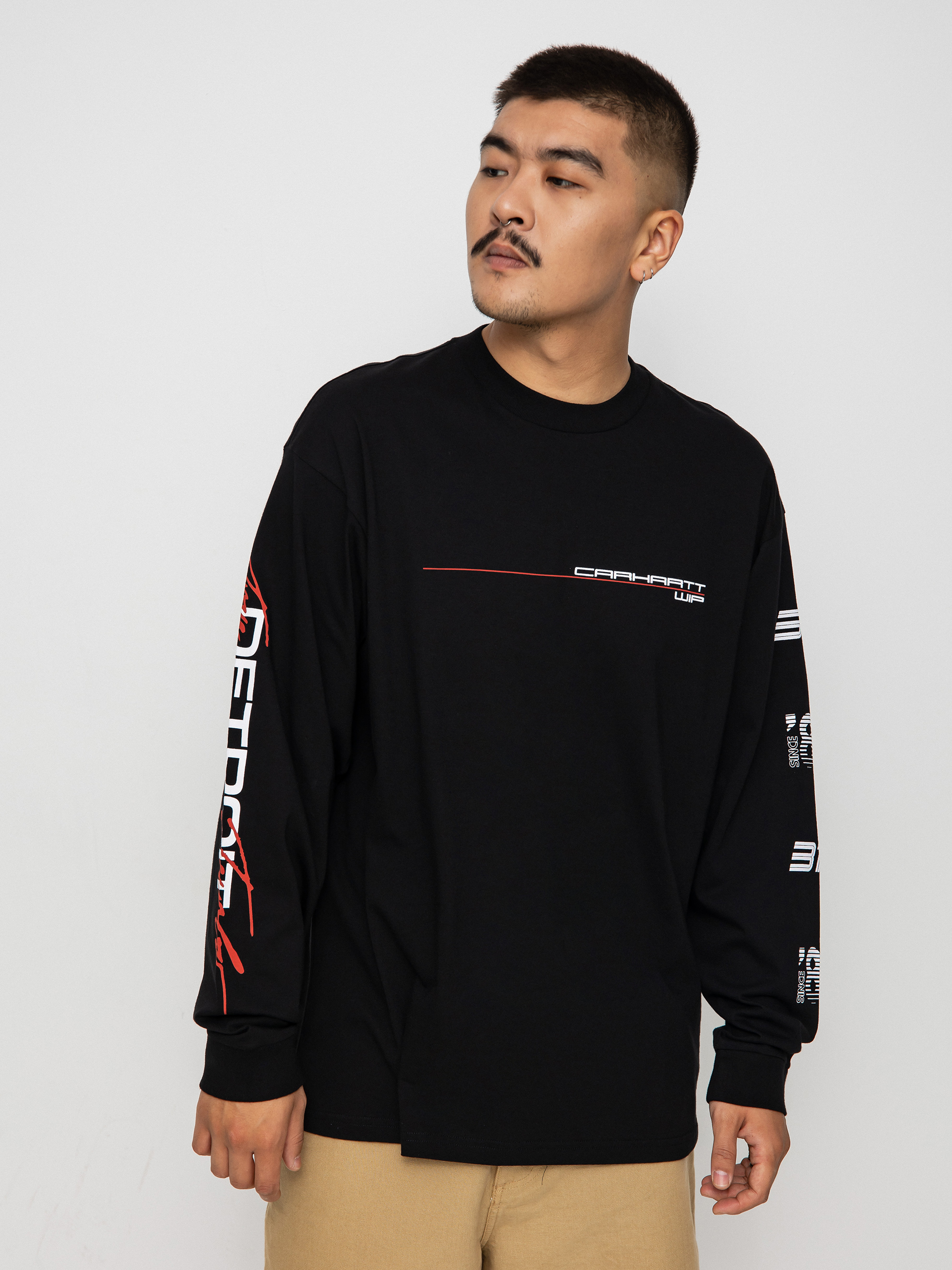 Longsleeve Carhartt WIP Detroit Turbo (black)