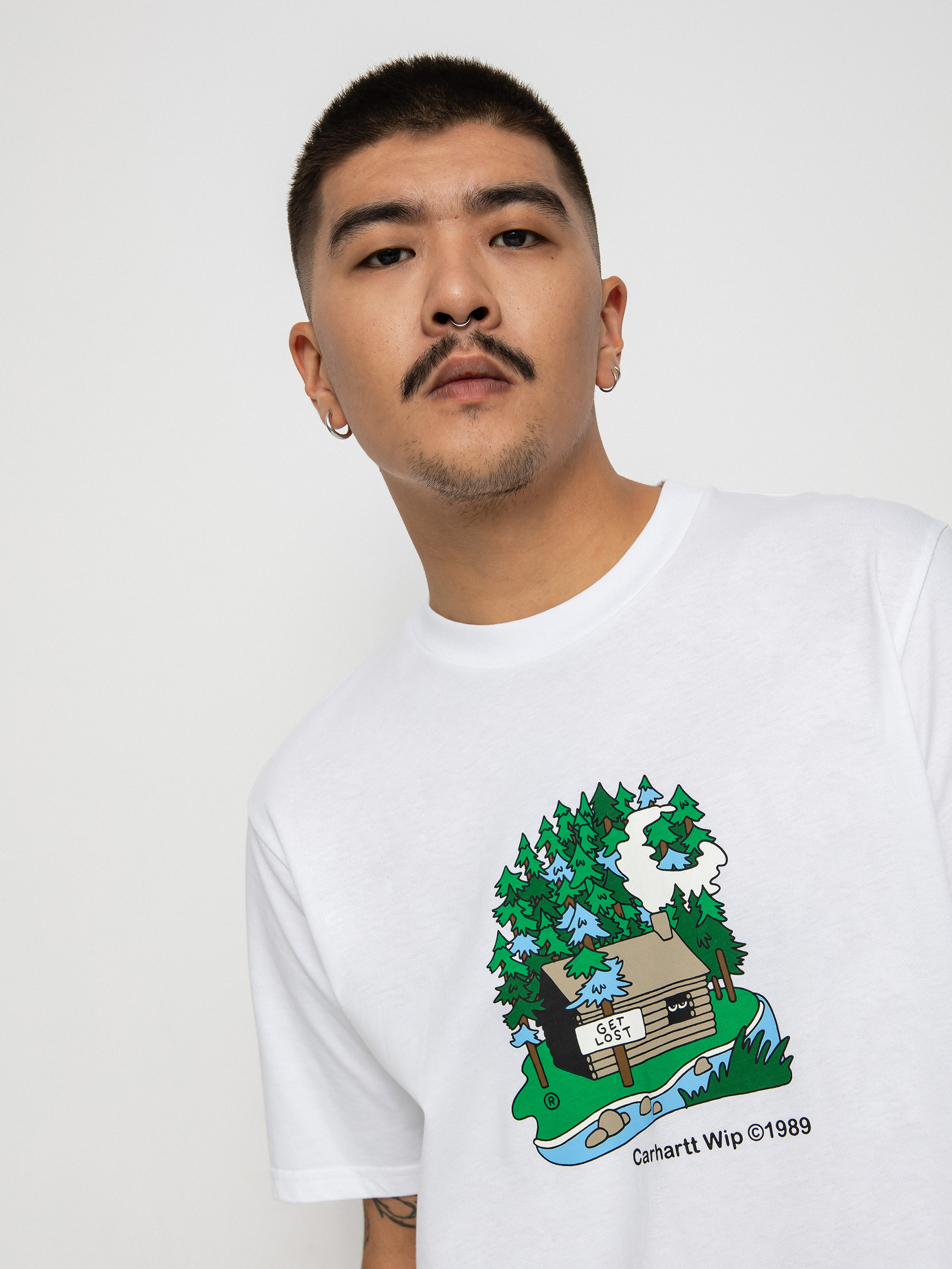 T-shirt Carhartt WIP Cabin (white)