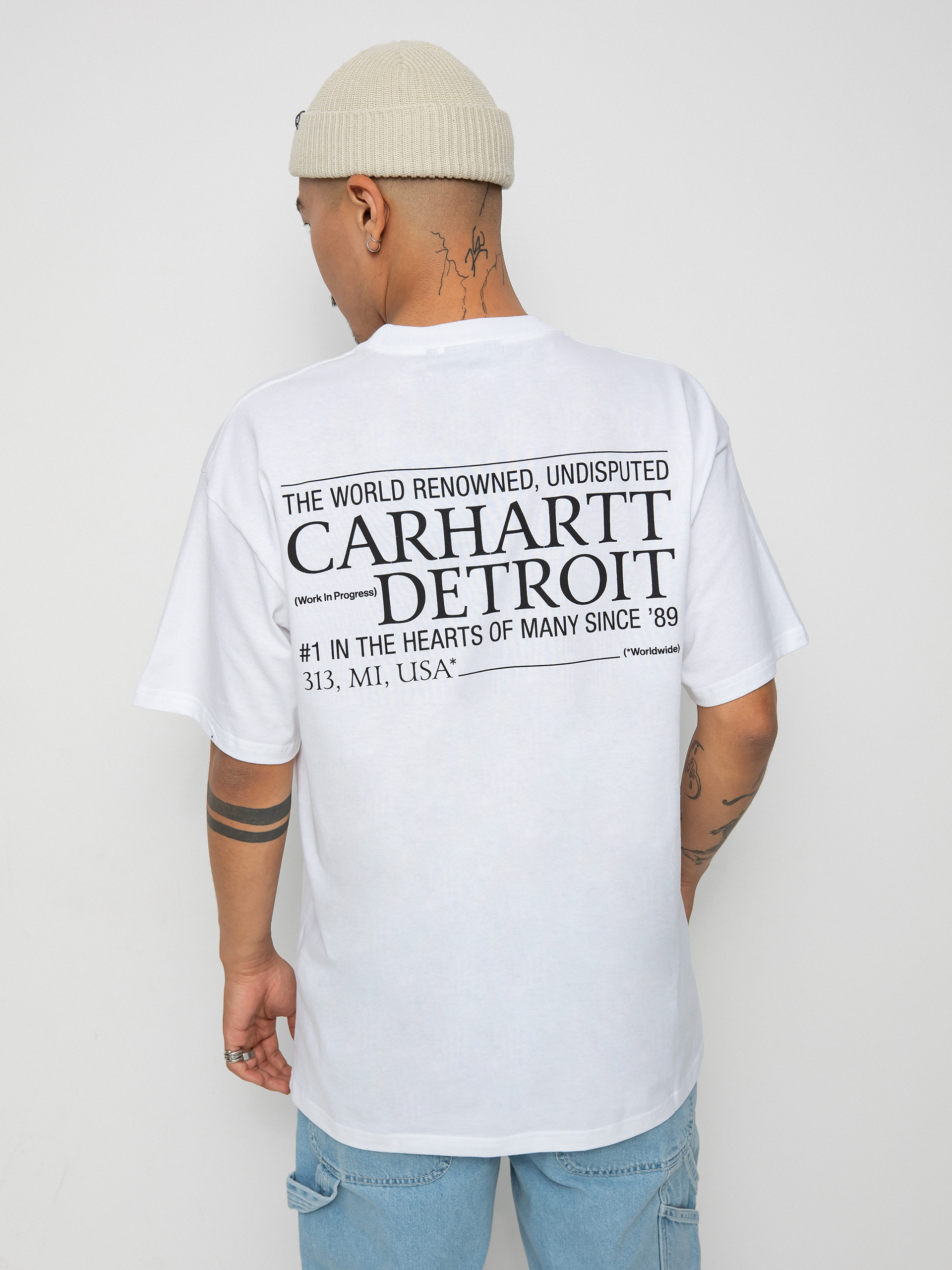 T-shirt Carhartt WIP Undisputed (white/black)