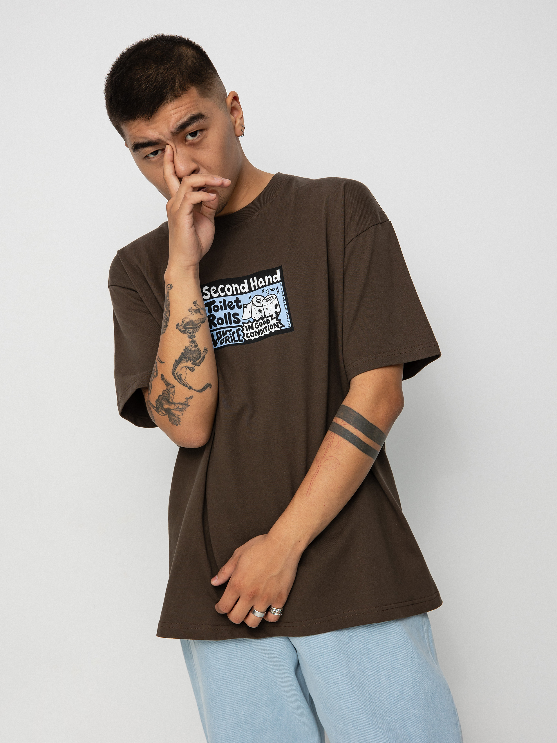 T-shirt Polar Skate Classifieds (brown)