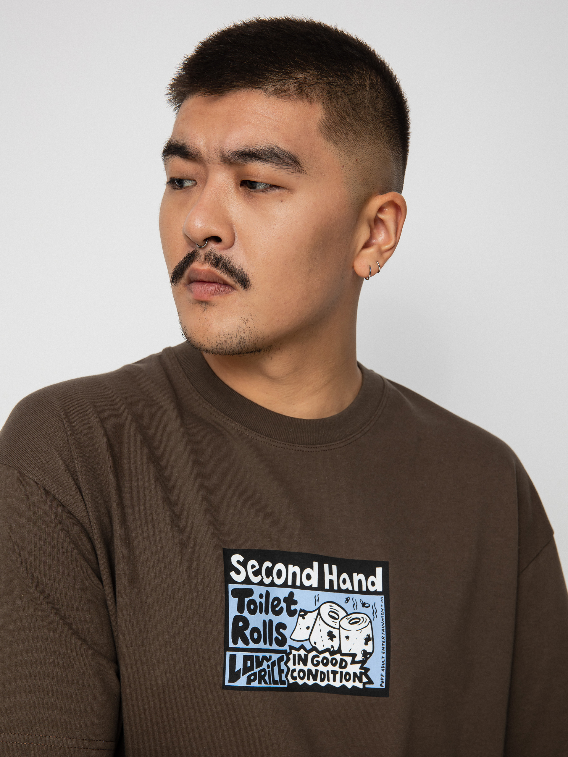 T-shirt Polar Skate Classifieds (brown)