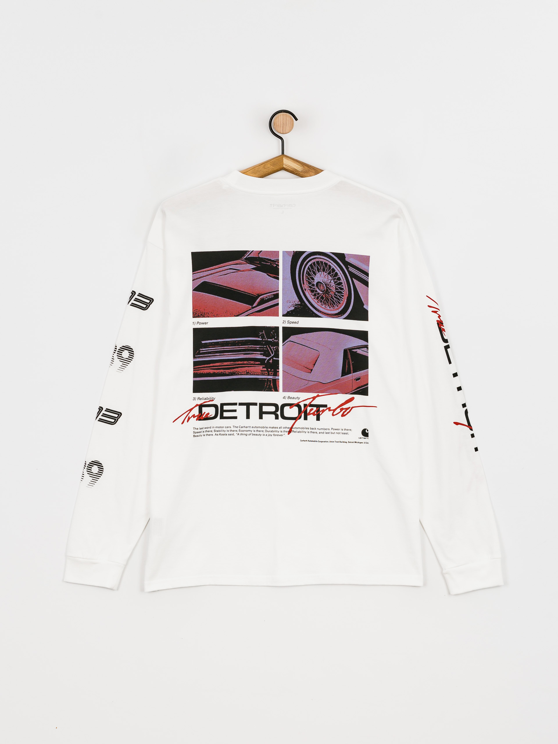 Longsleeve Carhartt WIP Detroit Turbo (white)