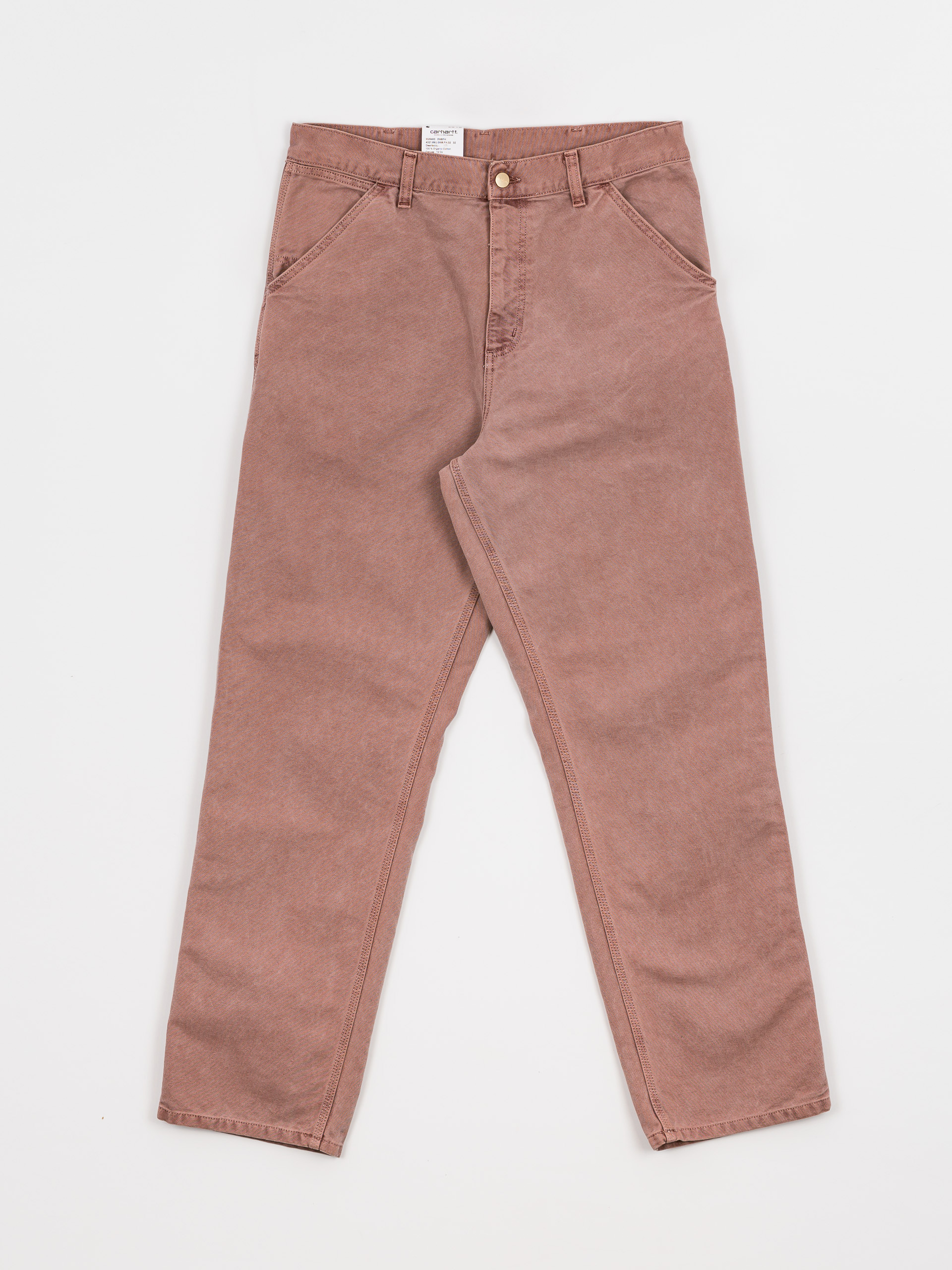 Spodnie Carhartt WIP Single Knee (dark plum)