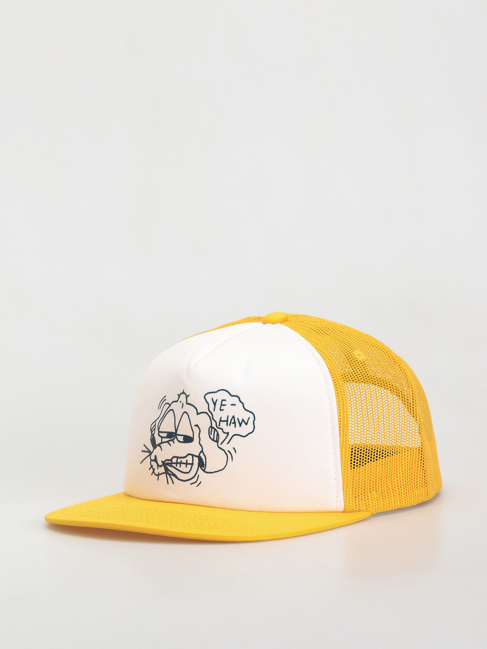 Czapka z daszkiem Brixton Ye Haw Mp Mesh Cap (yellow cab/white)