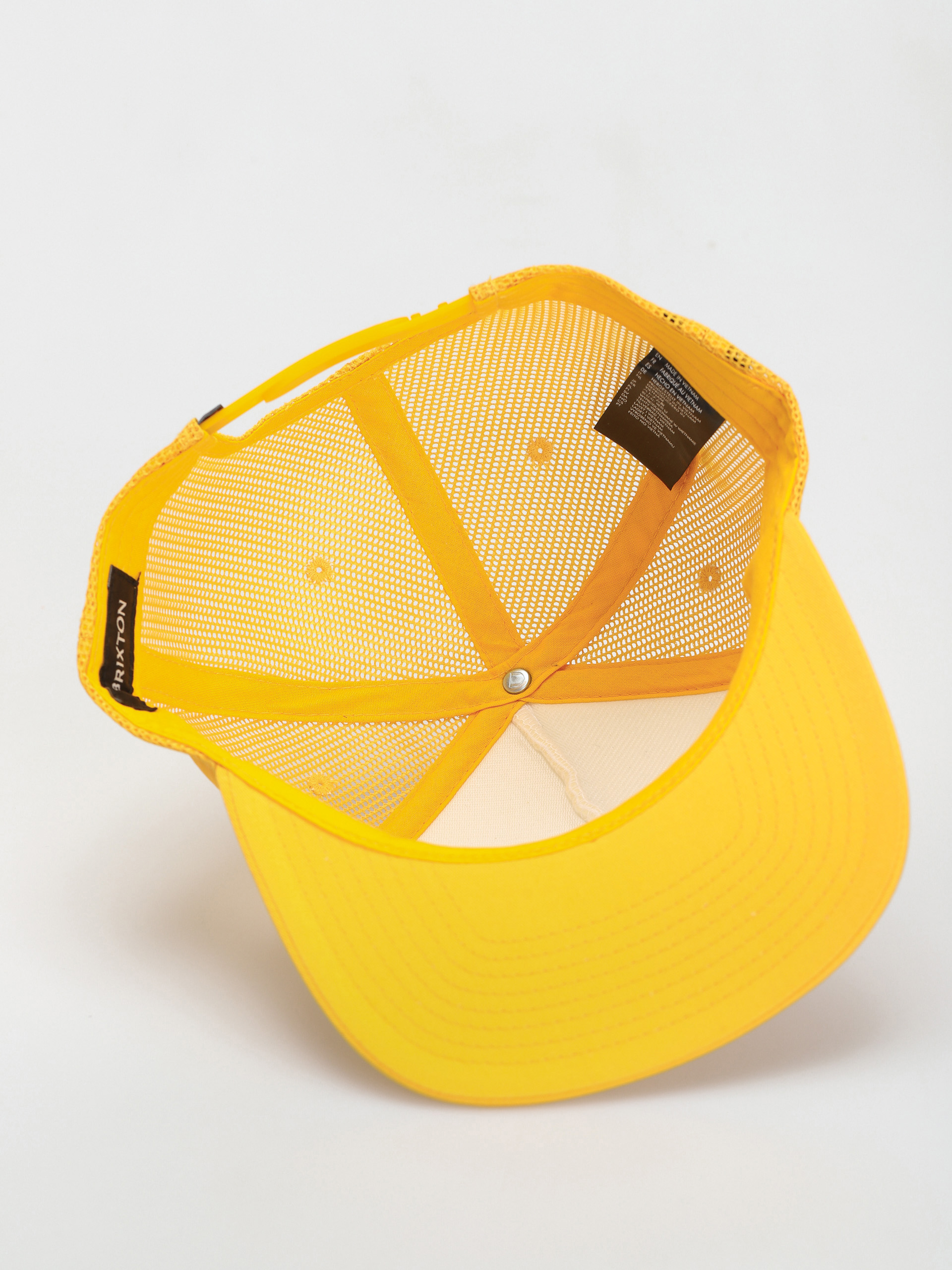 Czapka z daszkiem Brixton Ye Haw Mp Mesh Cap (yellow cab/white)