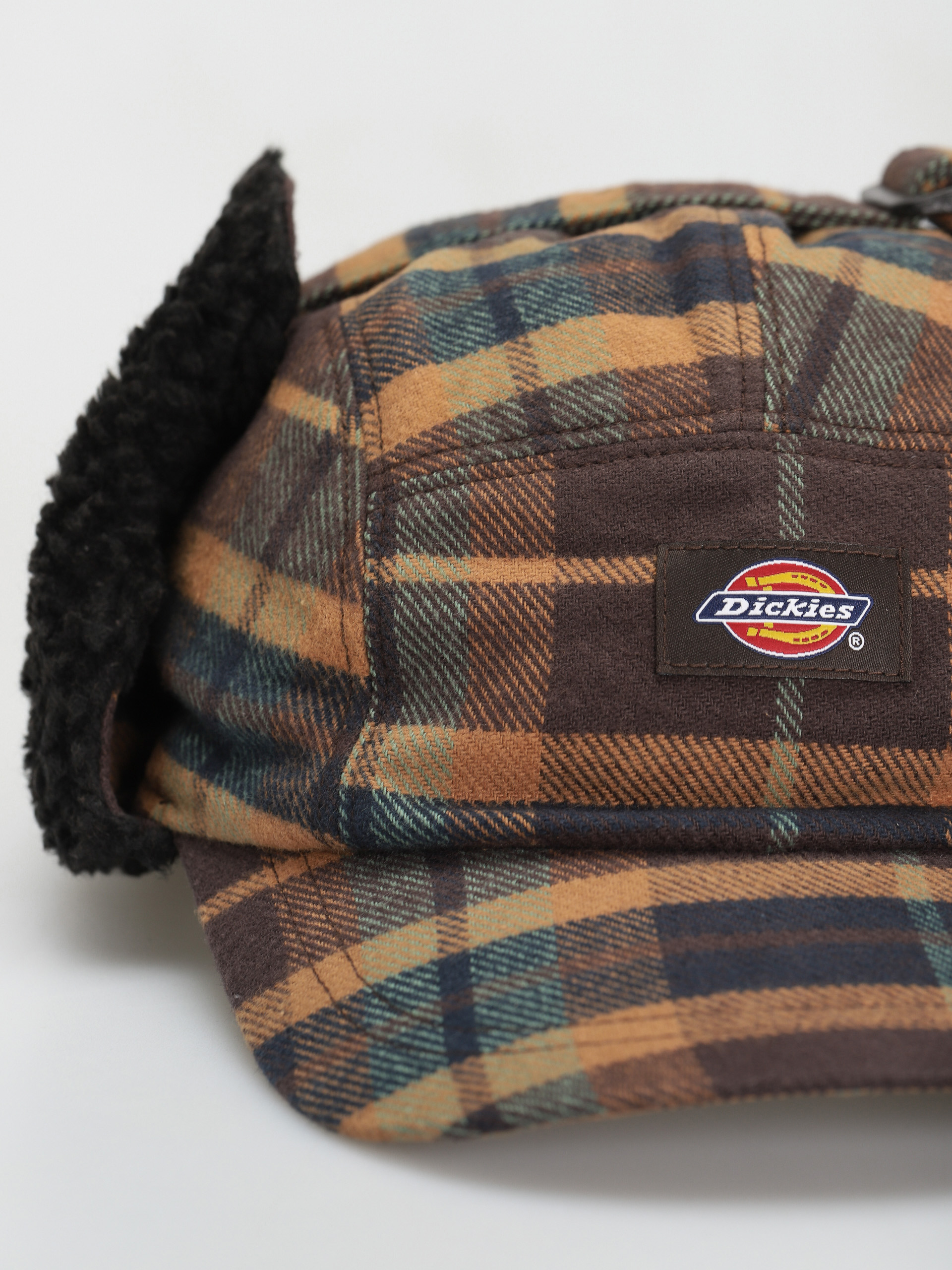 Czapka z daszkiem Dickies Check King Cove (gingerbread)