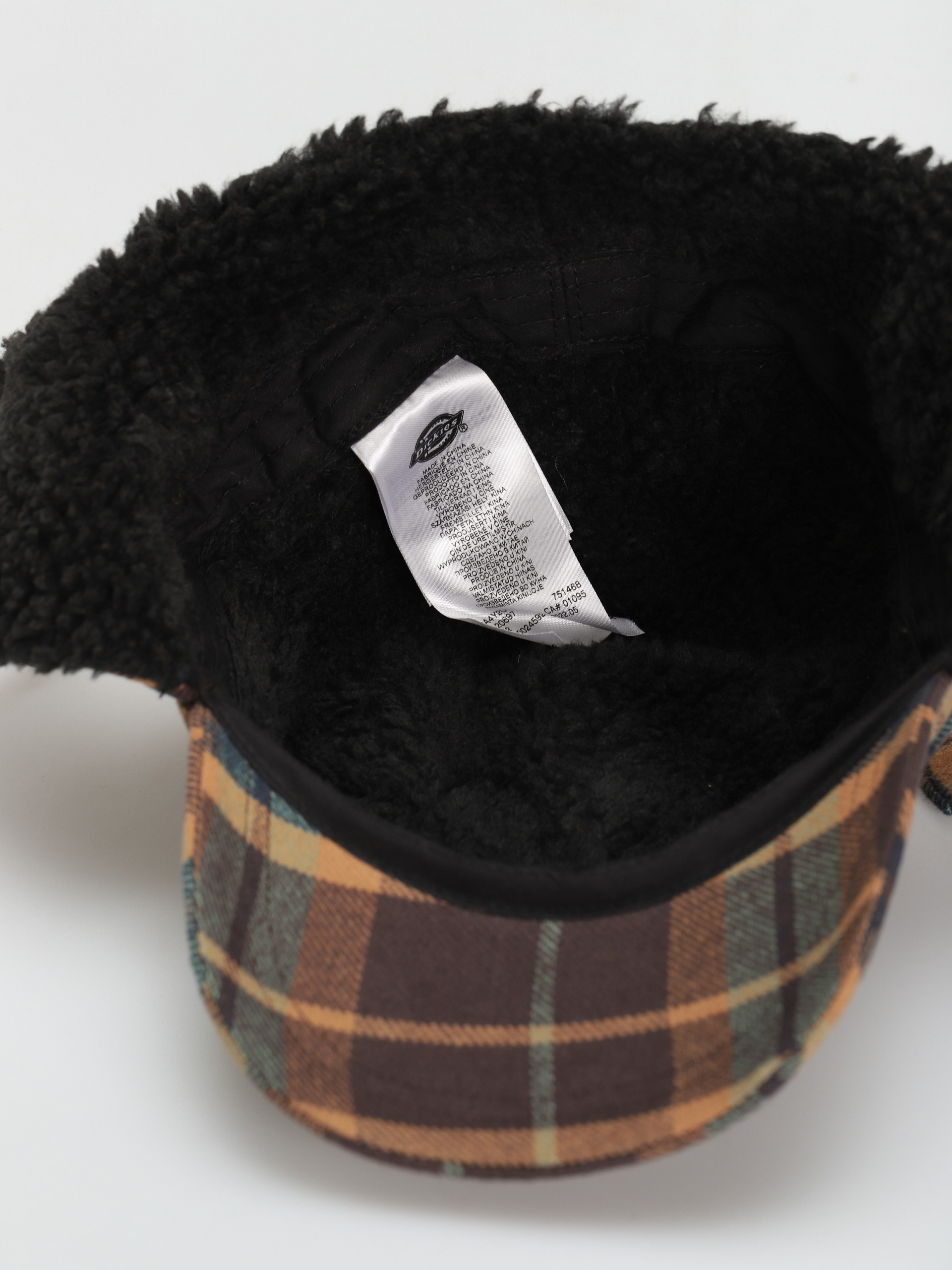 Czapka z daszkiem Dickies Check King Cove (gingerbread)