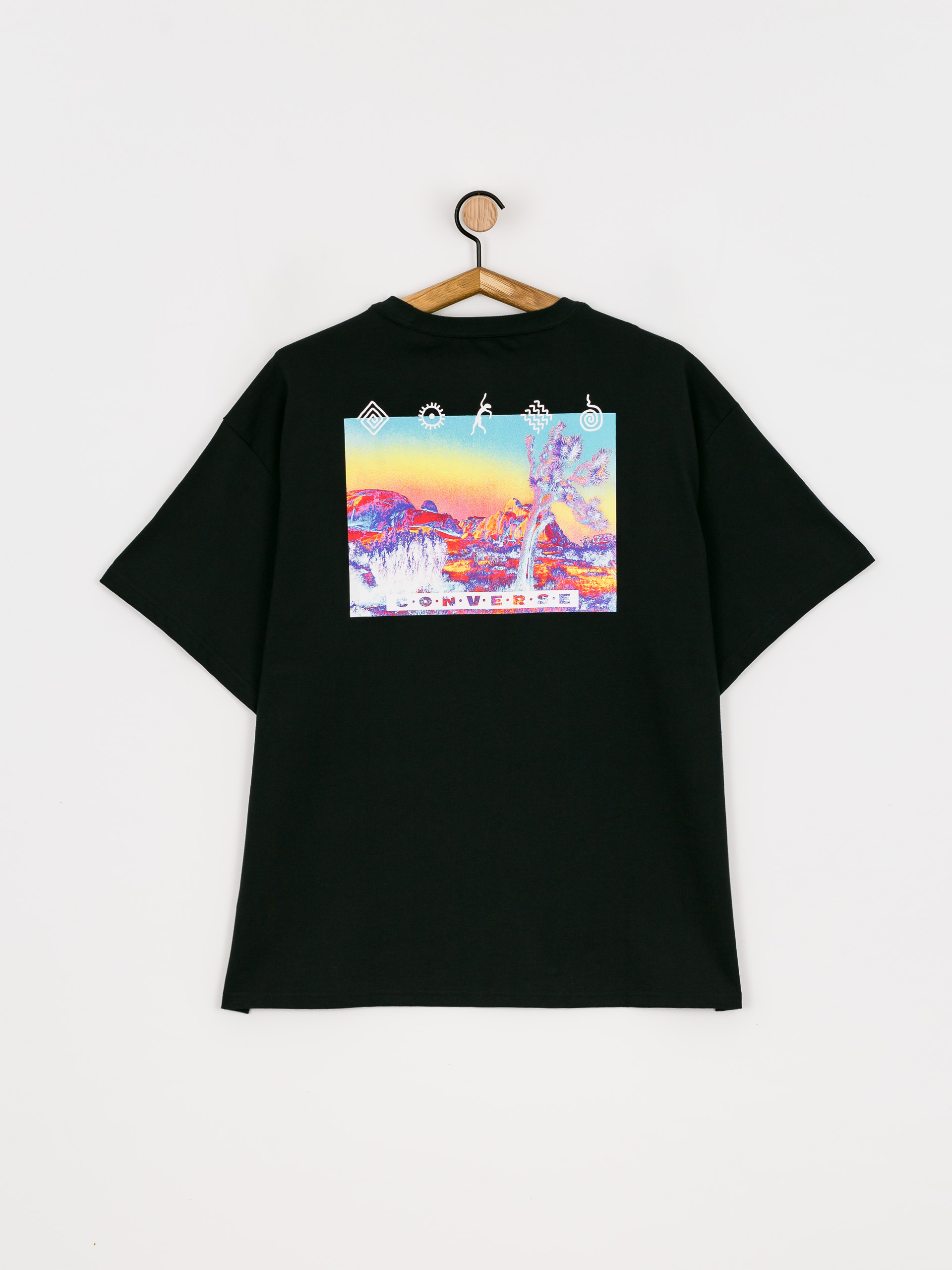 T-shirt Converse Inverted Desert (black)