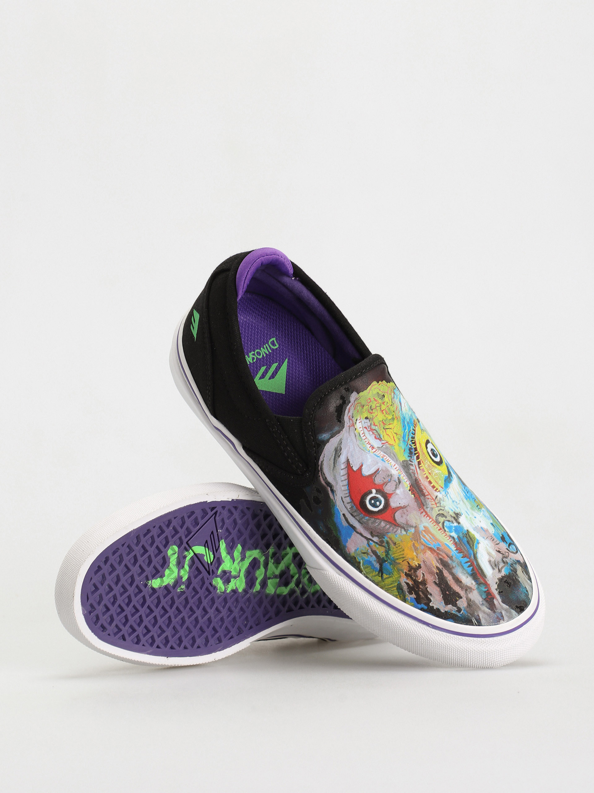 Buty Emerica Wino G6 Slip On X Dinosaur Jr (black/purple)