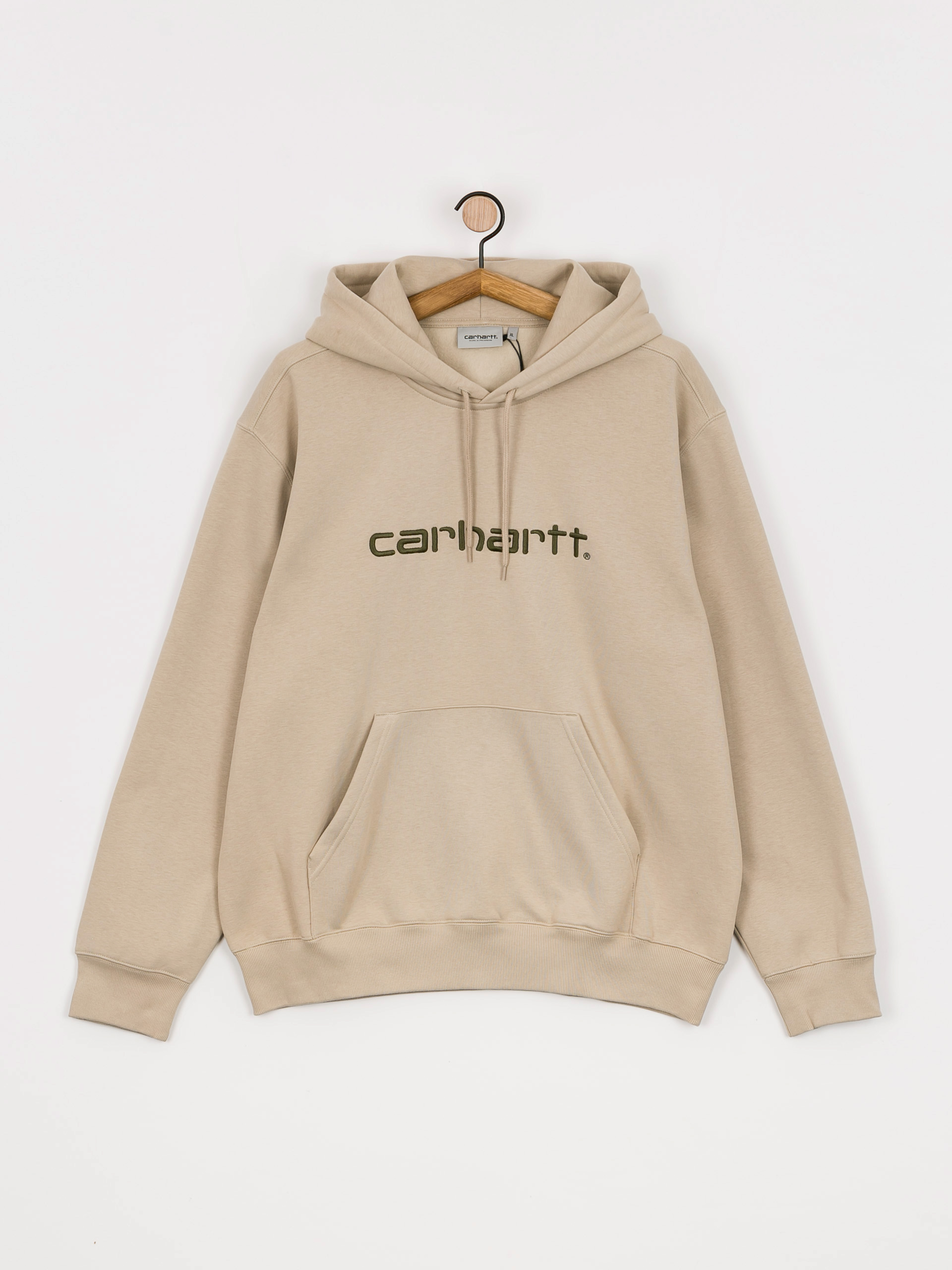 Bluza z kapturem Carhartt WIP Carhartt HD (wall/cypress)