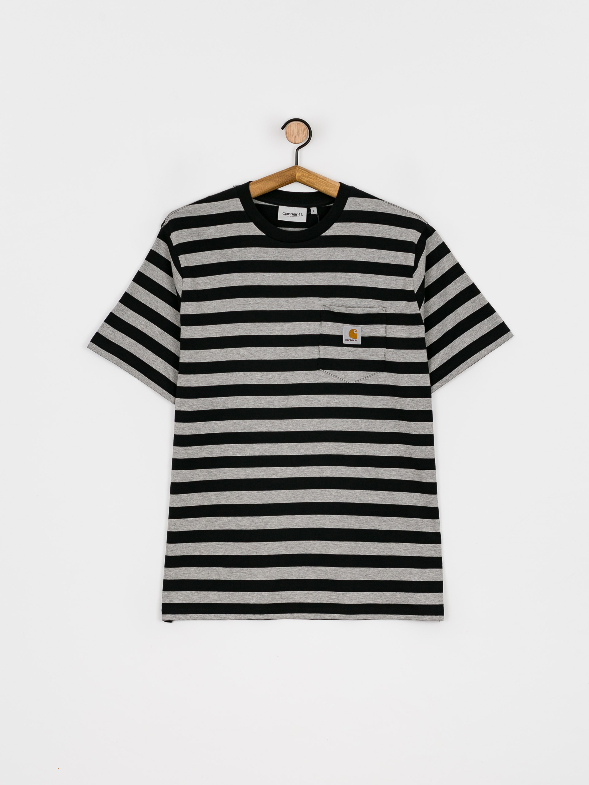 T-shirt Carhartt WIP Merrick Pocket (merrick stripe/black/grey heather)