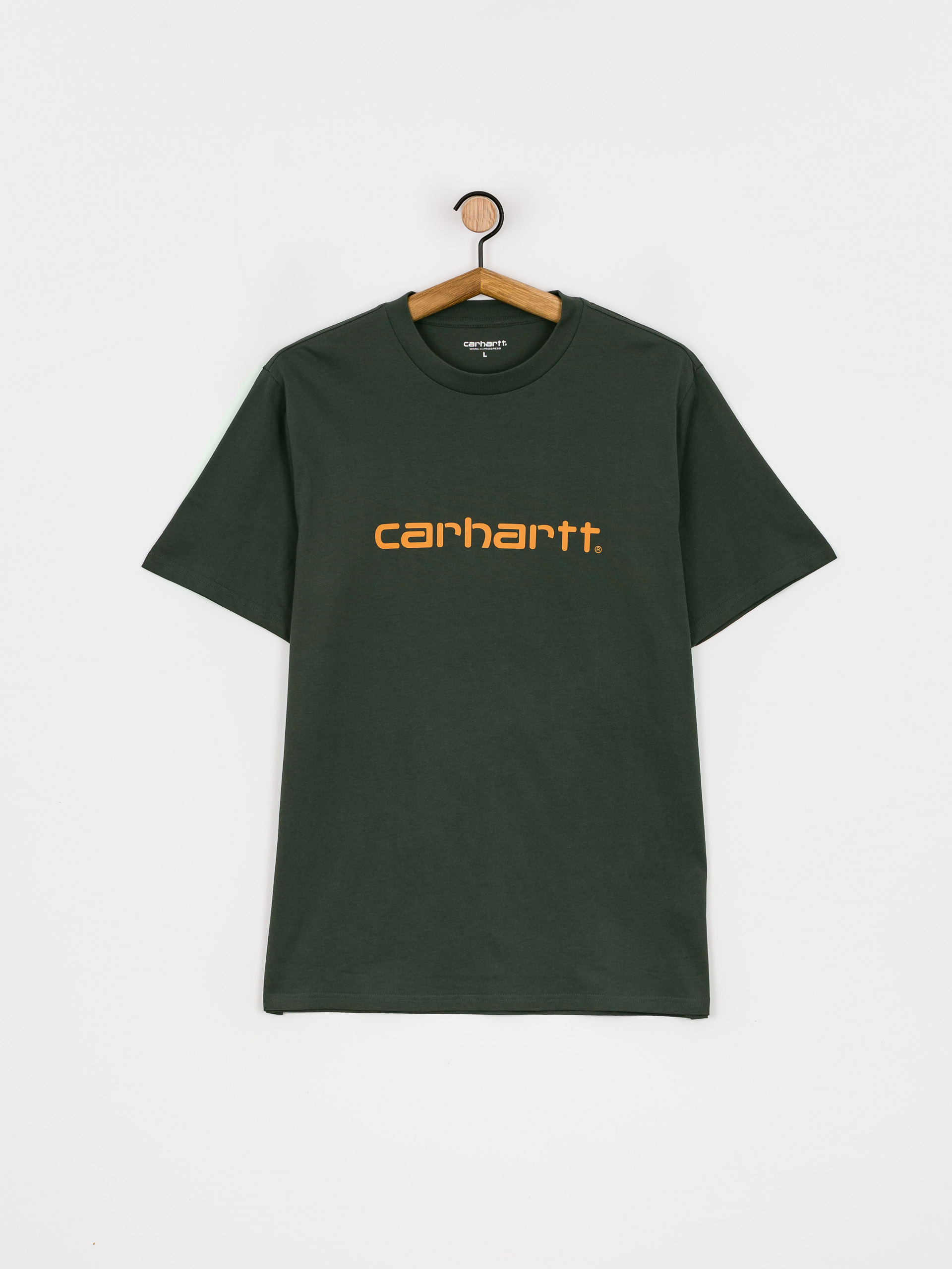 T-shirt Carhartt WIP Script (boxwood/ochre)