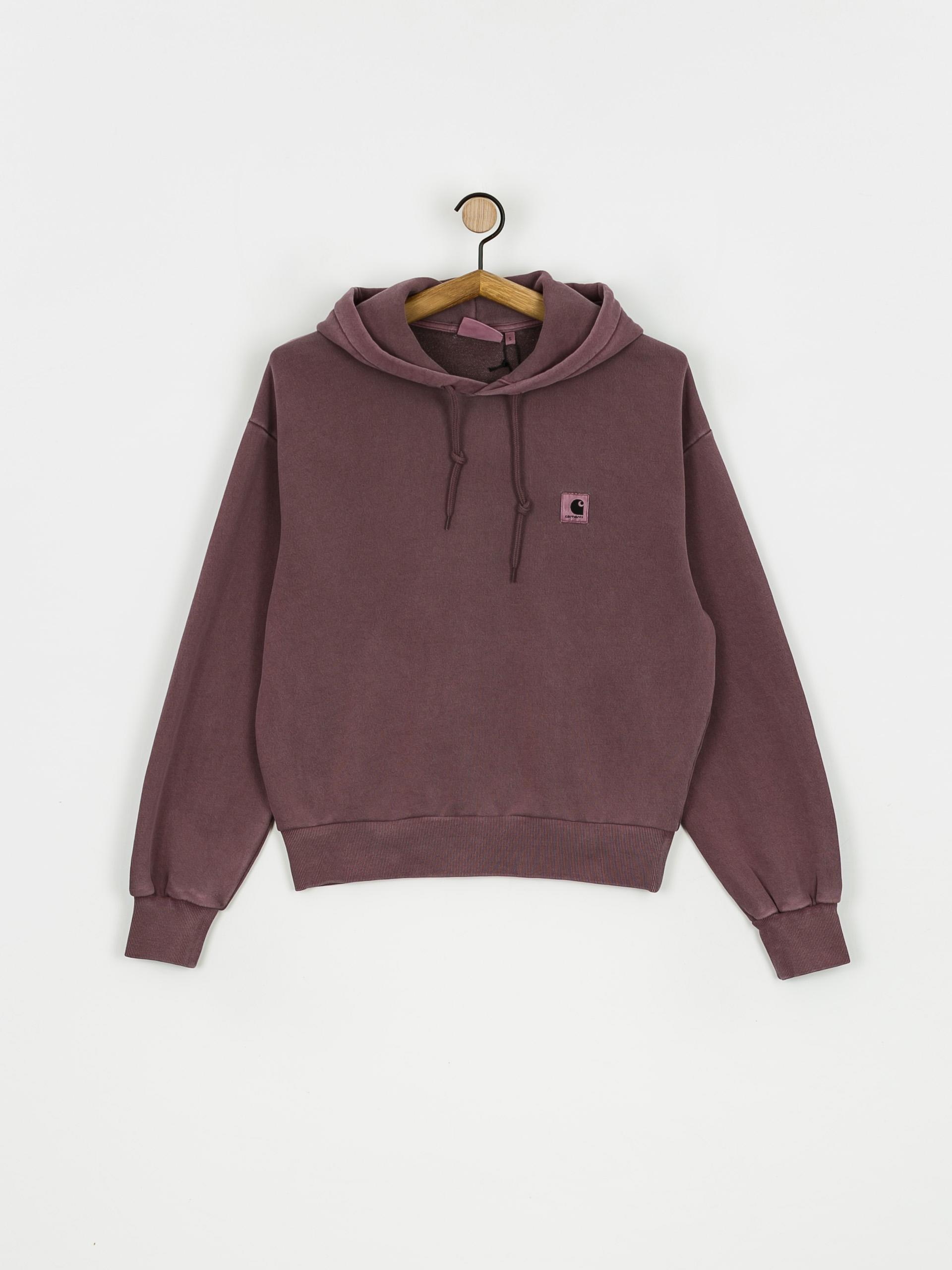 Bluza z kapturem Carhartt WIP Nelson HD Wmn (dark plum)