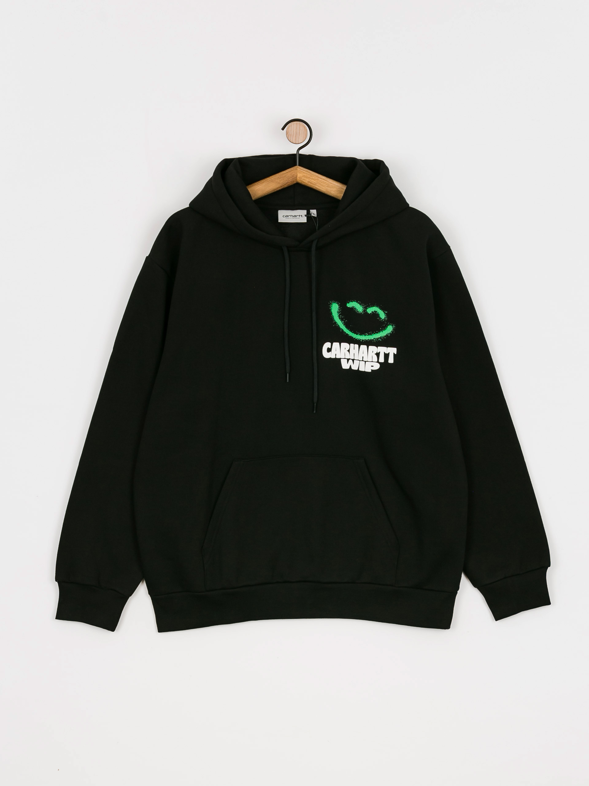 Bluza z kapturem Carhartt WIP Happy Script HD (black)