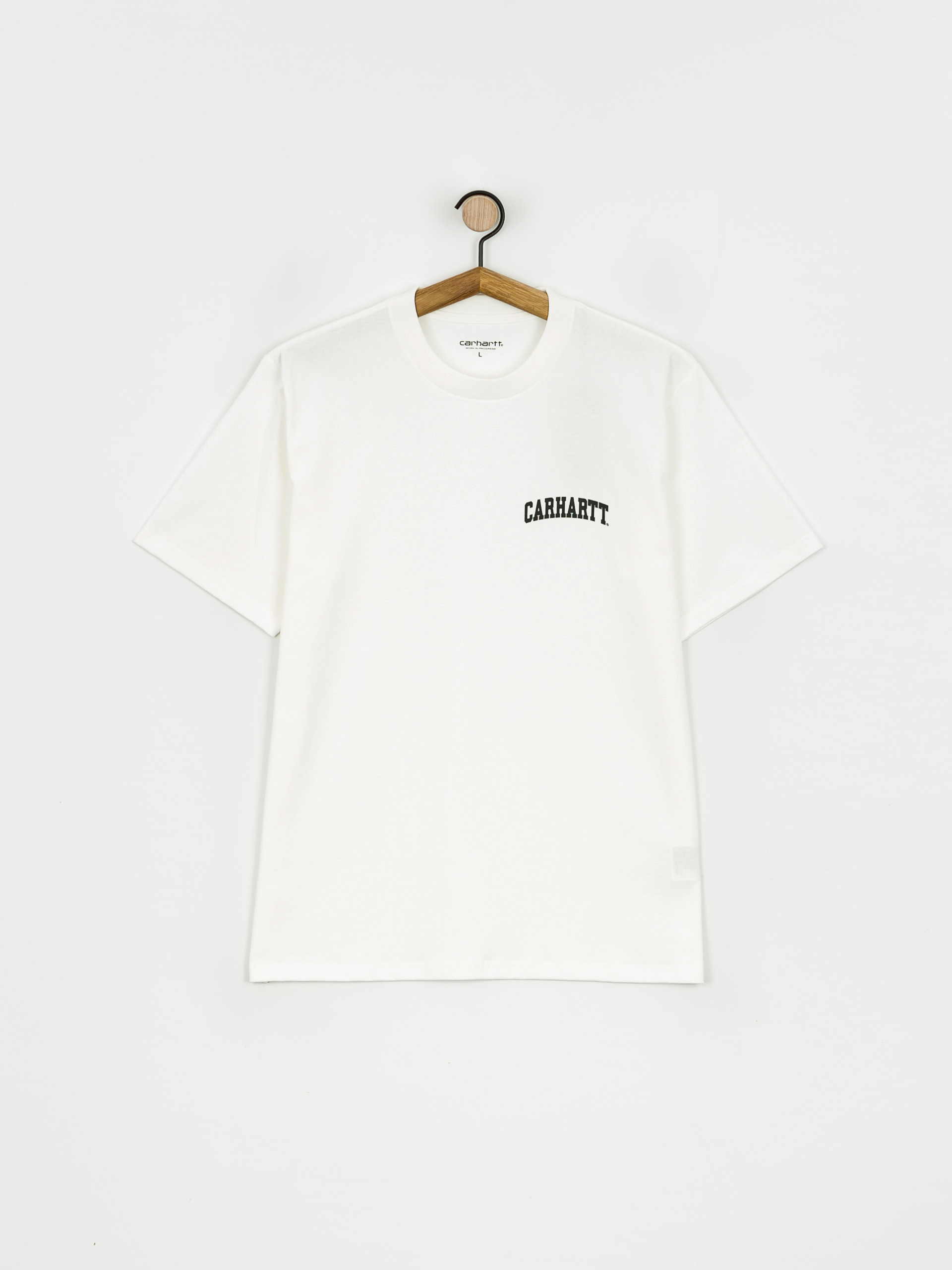T-shirt Carhartt WIP University Script (white/black)