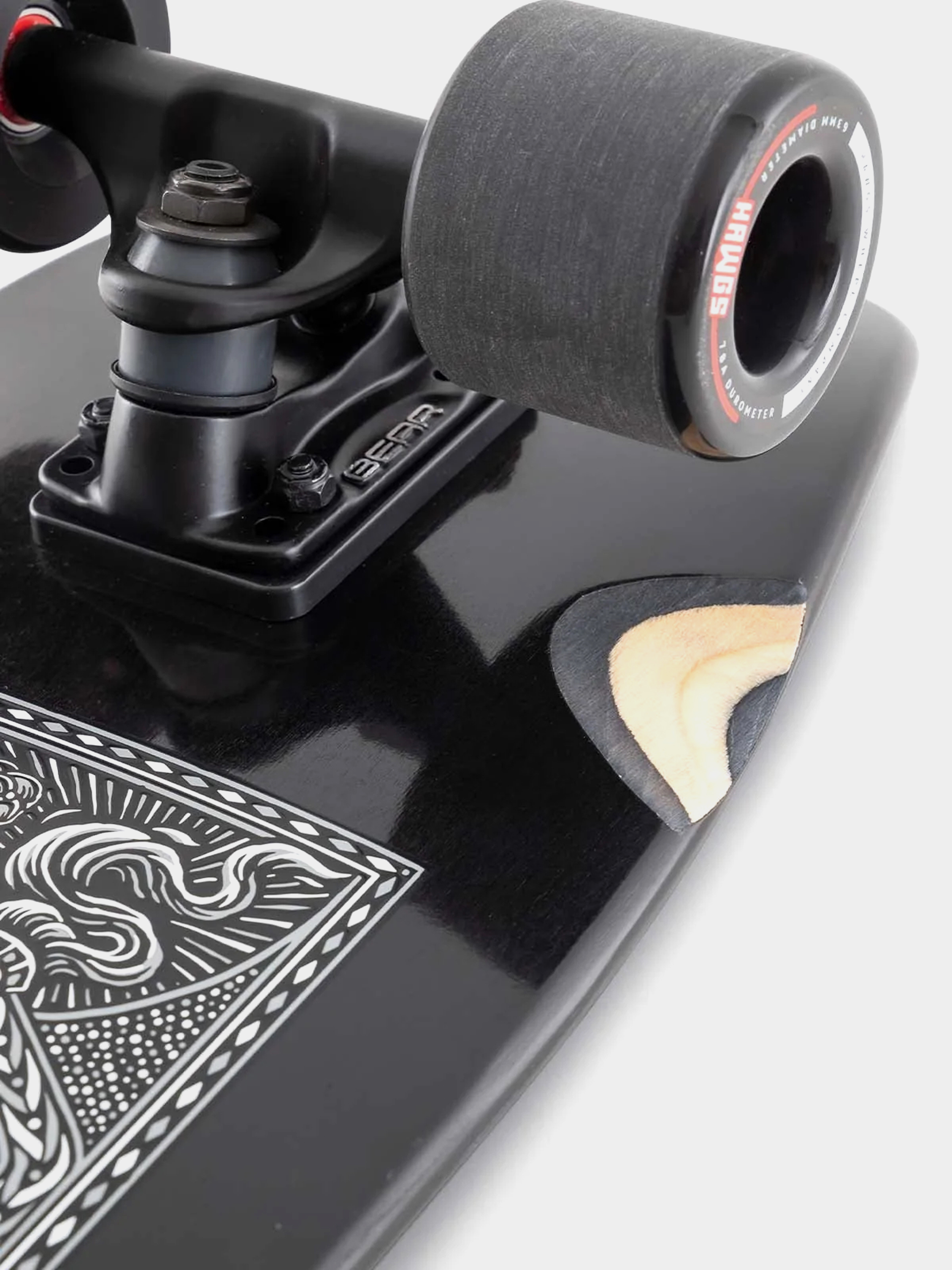 Deskorolka cruiser Landyachtz Dinghy Fat Coﬃn (card)