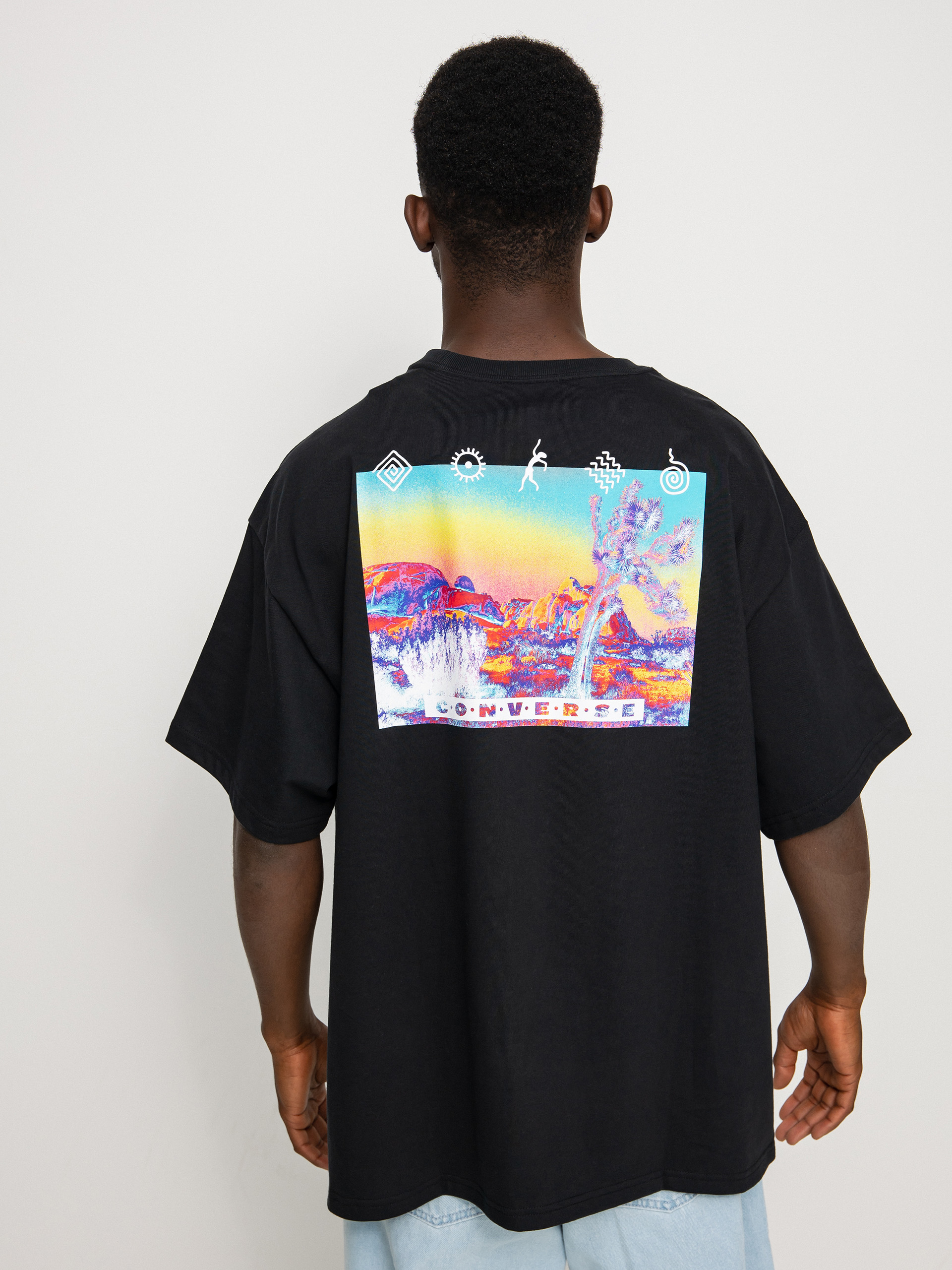 T-shirt Converse Inverted Desert (black)
