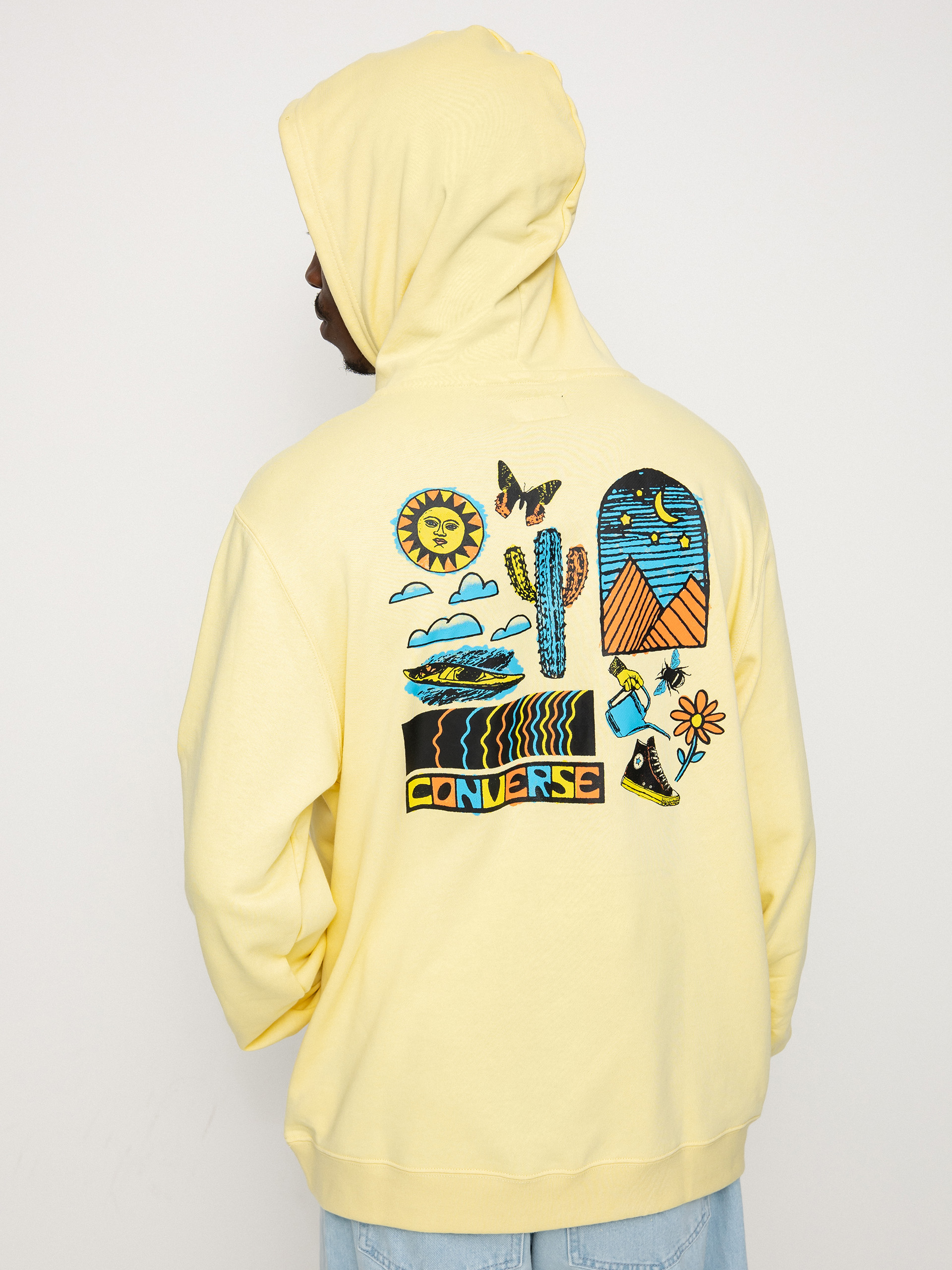 Bluza z kapturem Converse Daydreamer HD (soft sunshine)
