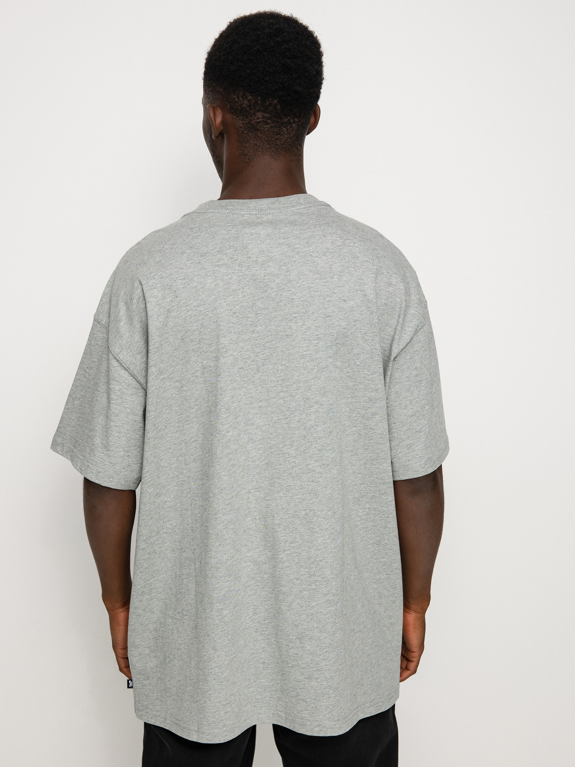 T-shirt Nike SB Logo (dk grey heather/black)