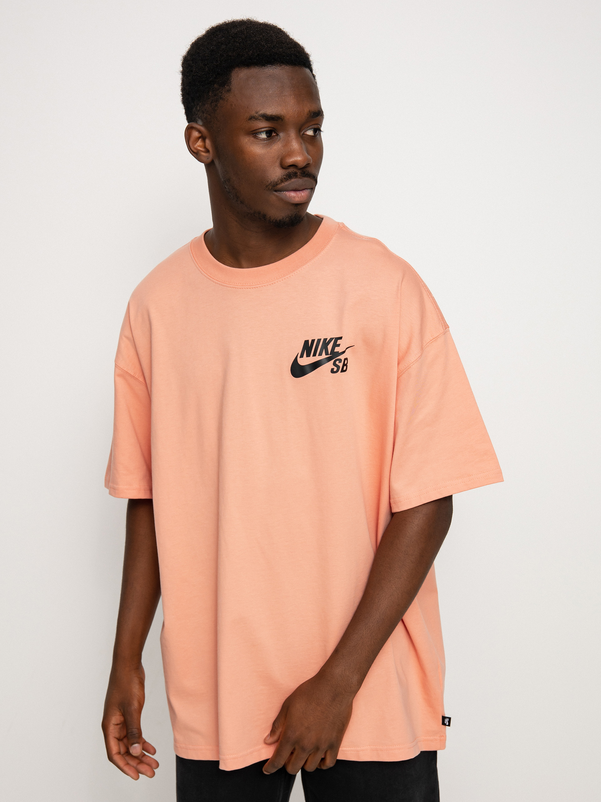 T-shirt Nike SB Logo (lt madder root)