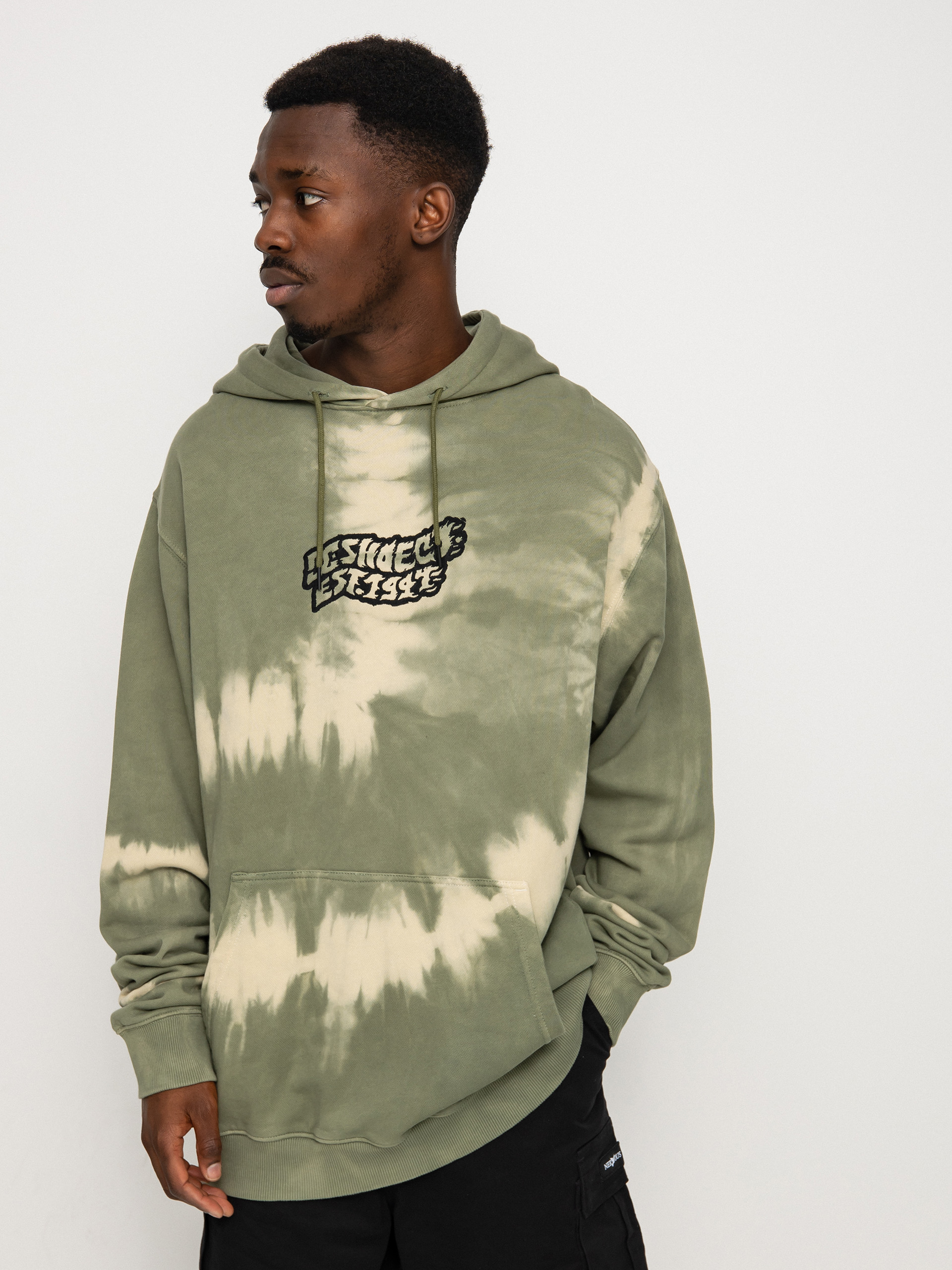 Bluza z kapturem DC Raiser HD (olivine tie dye)