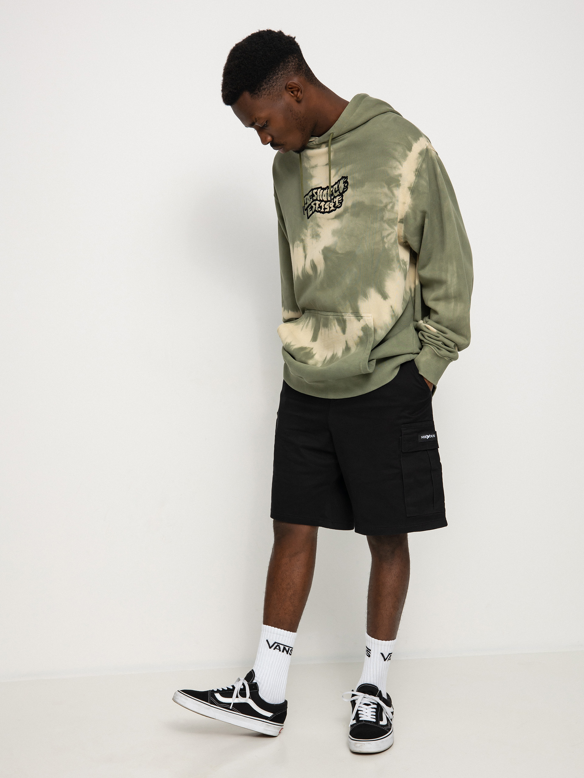 Bluza z kapturem DC Raiser HD (olivine tie dye)