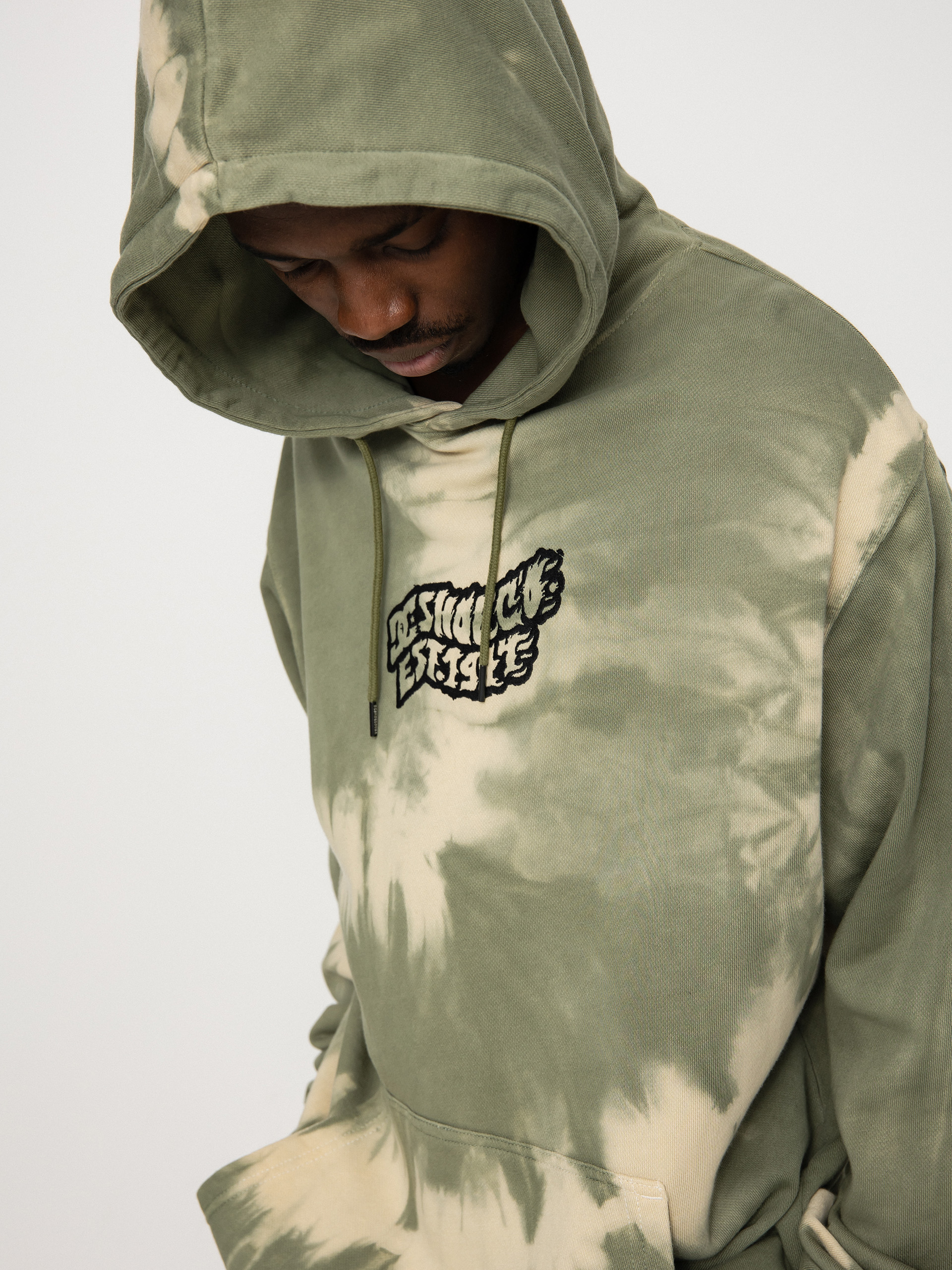 Bluza z kapturem DC Raiser HD (olivine tie dye)