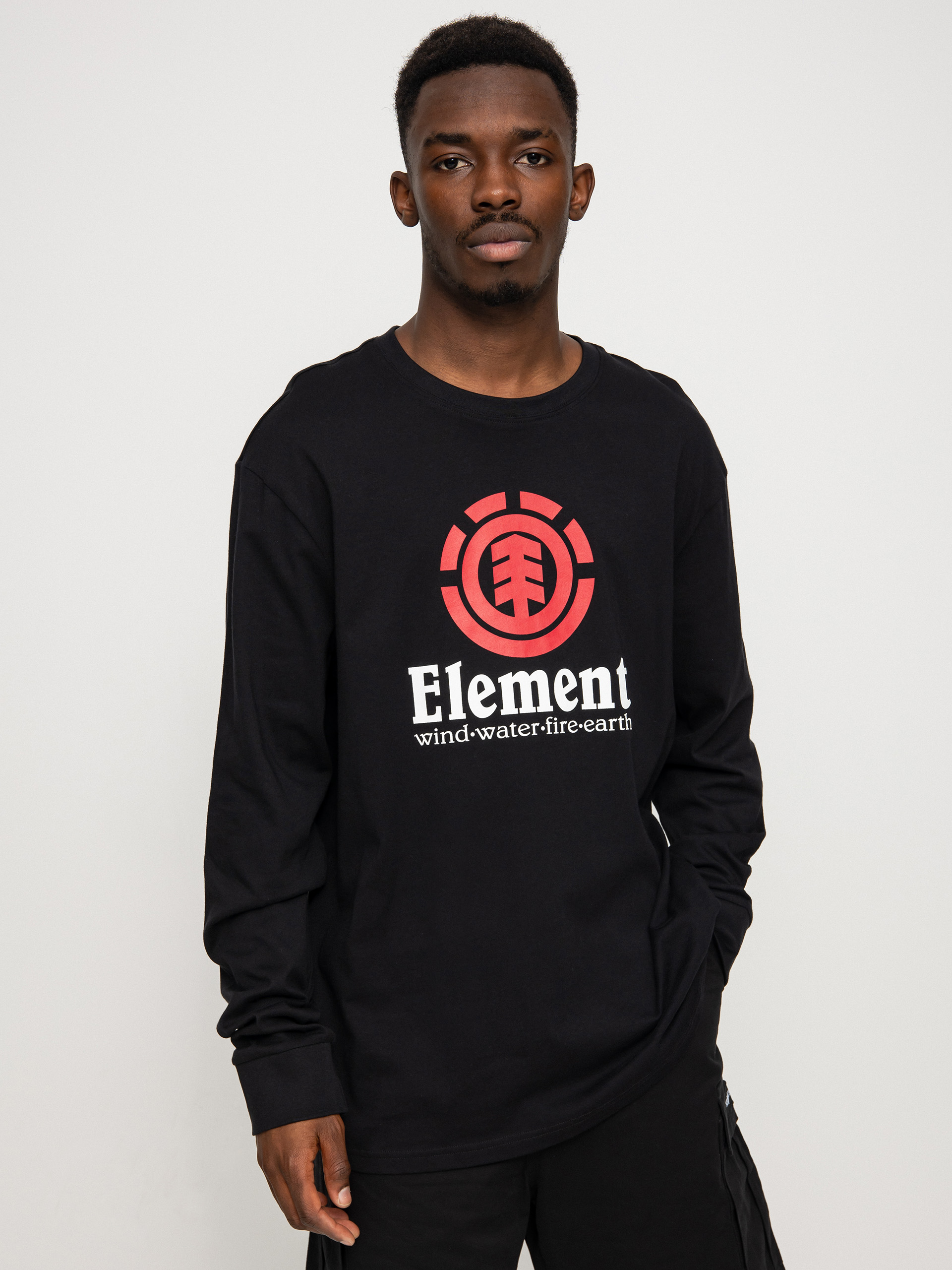 Longsleeve Element Vertical (flint black)