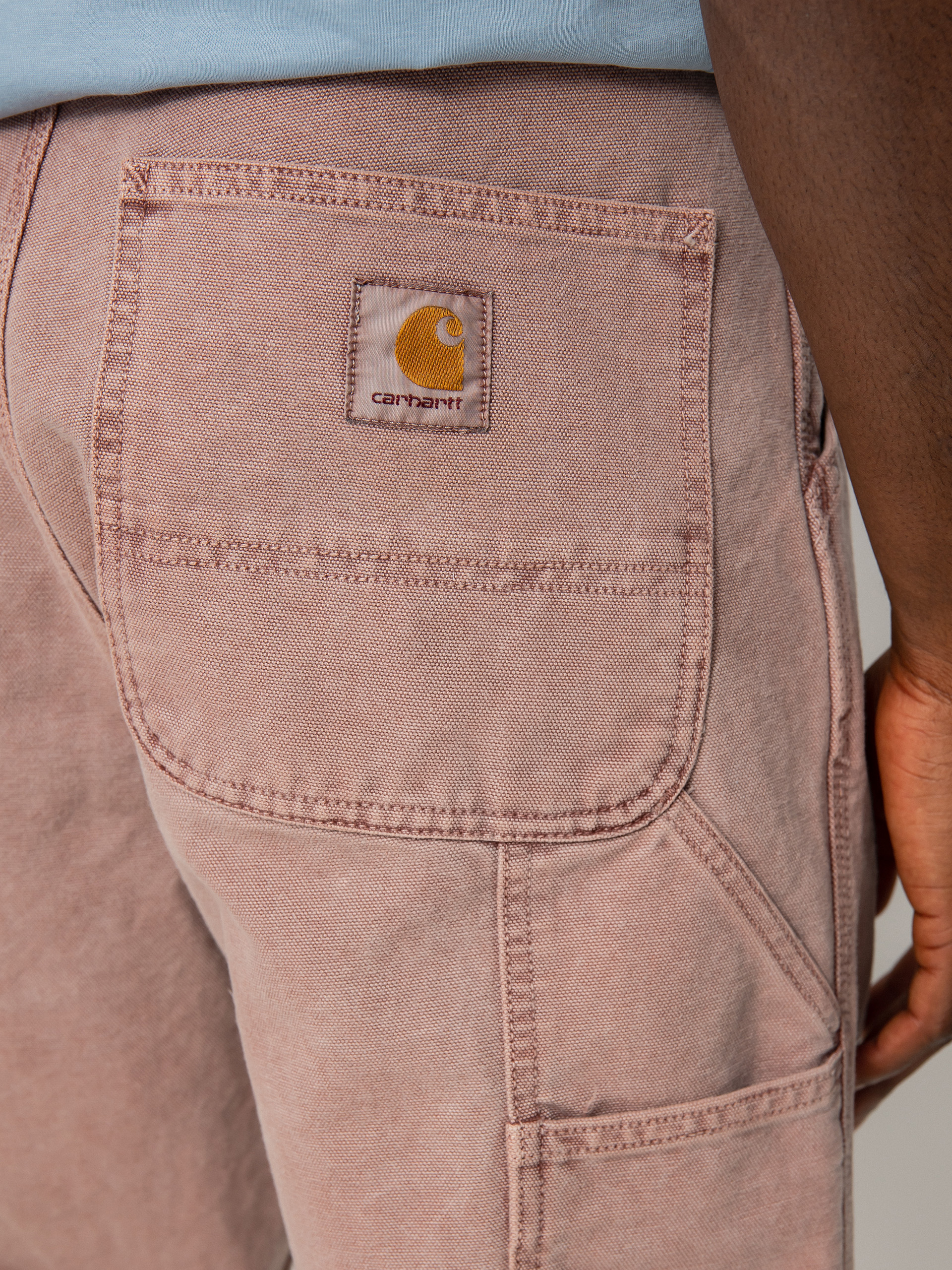 Spodnie Carhartt WIP Single Knee (dark plum)