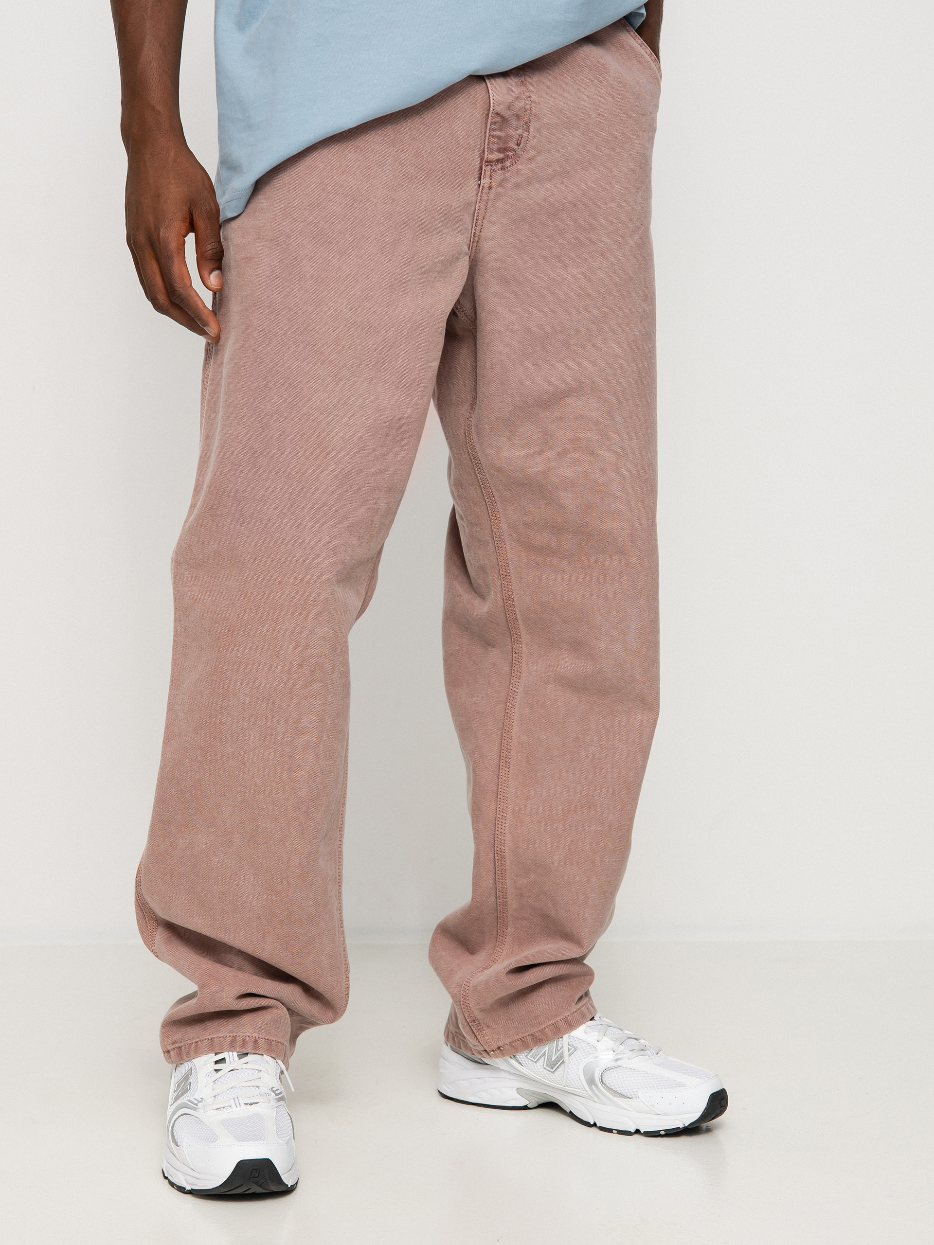 Spodnie Carhartt WIP Single Knee (dark plum)