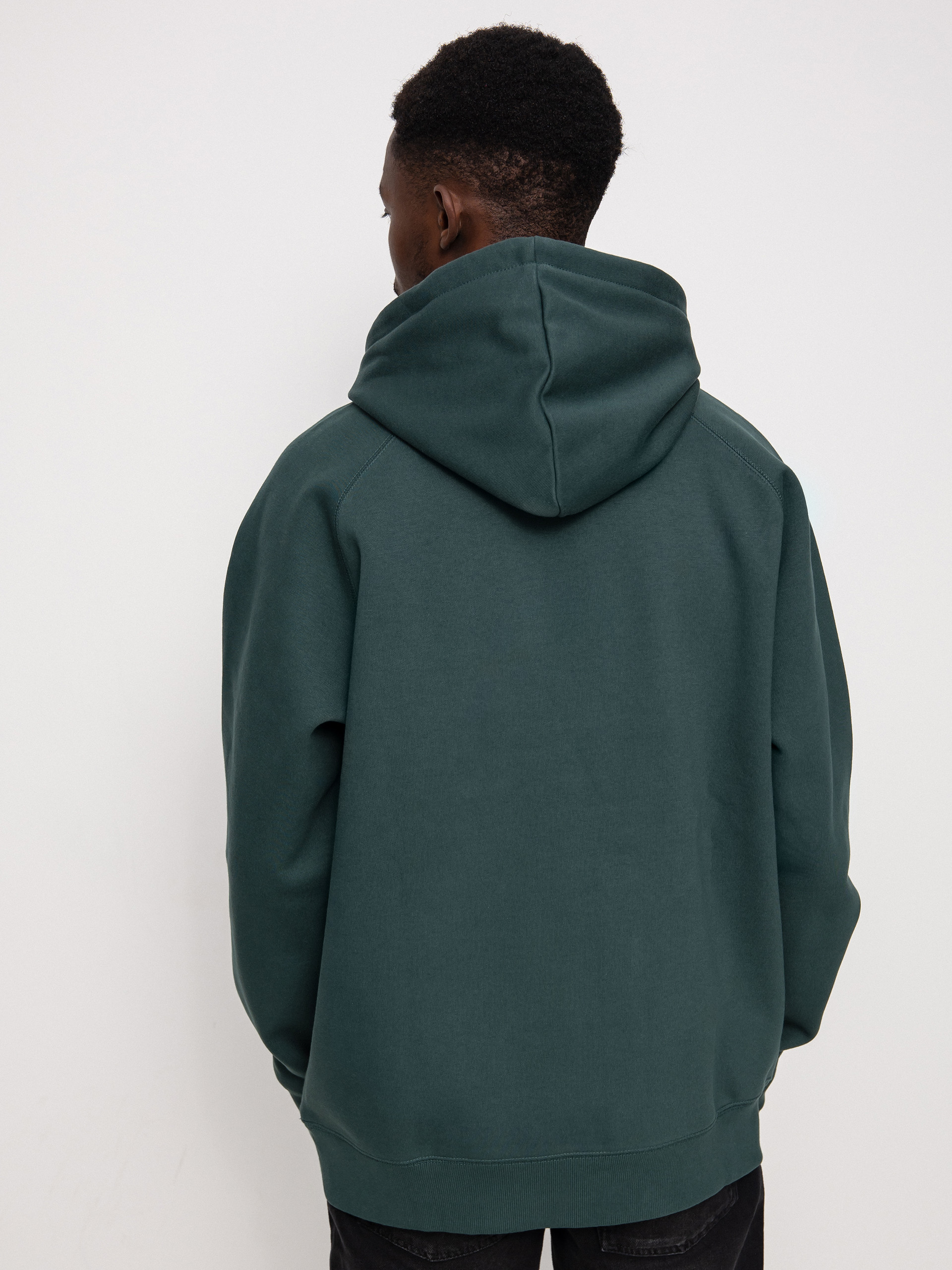 Bluza z kapturem Carhartt WIP Chase HD (juniper/gold)