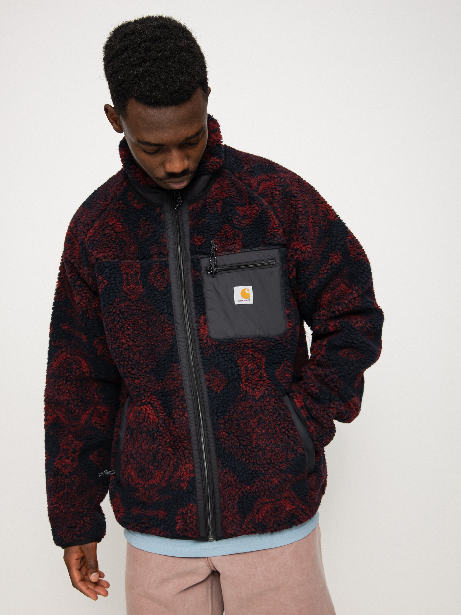 Kurtka Carhartt WIP Prentis Liner (verse jacquard/dark navy/corvina/black)