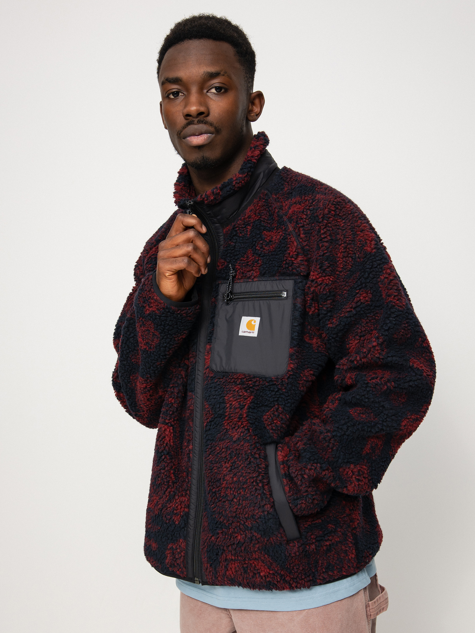 Kurtka Carhartt WIP Prentis Liner (verse jacquard/dark navy/corvina/black)