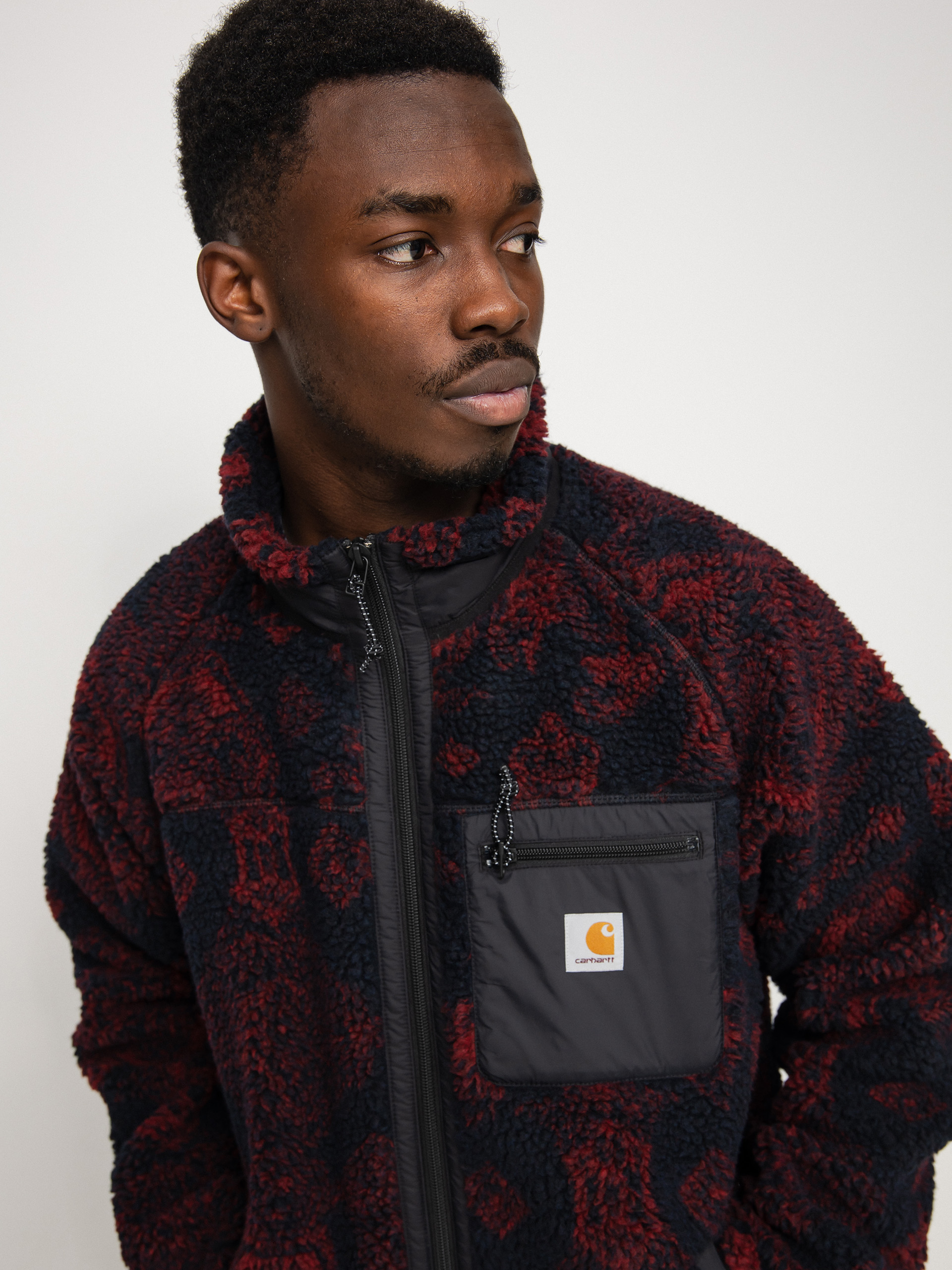 Kurtka Carhartt WIP Prentis Liner (verse jacquard/dark navy/corvina/black)