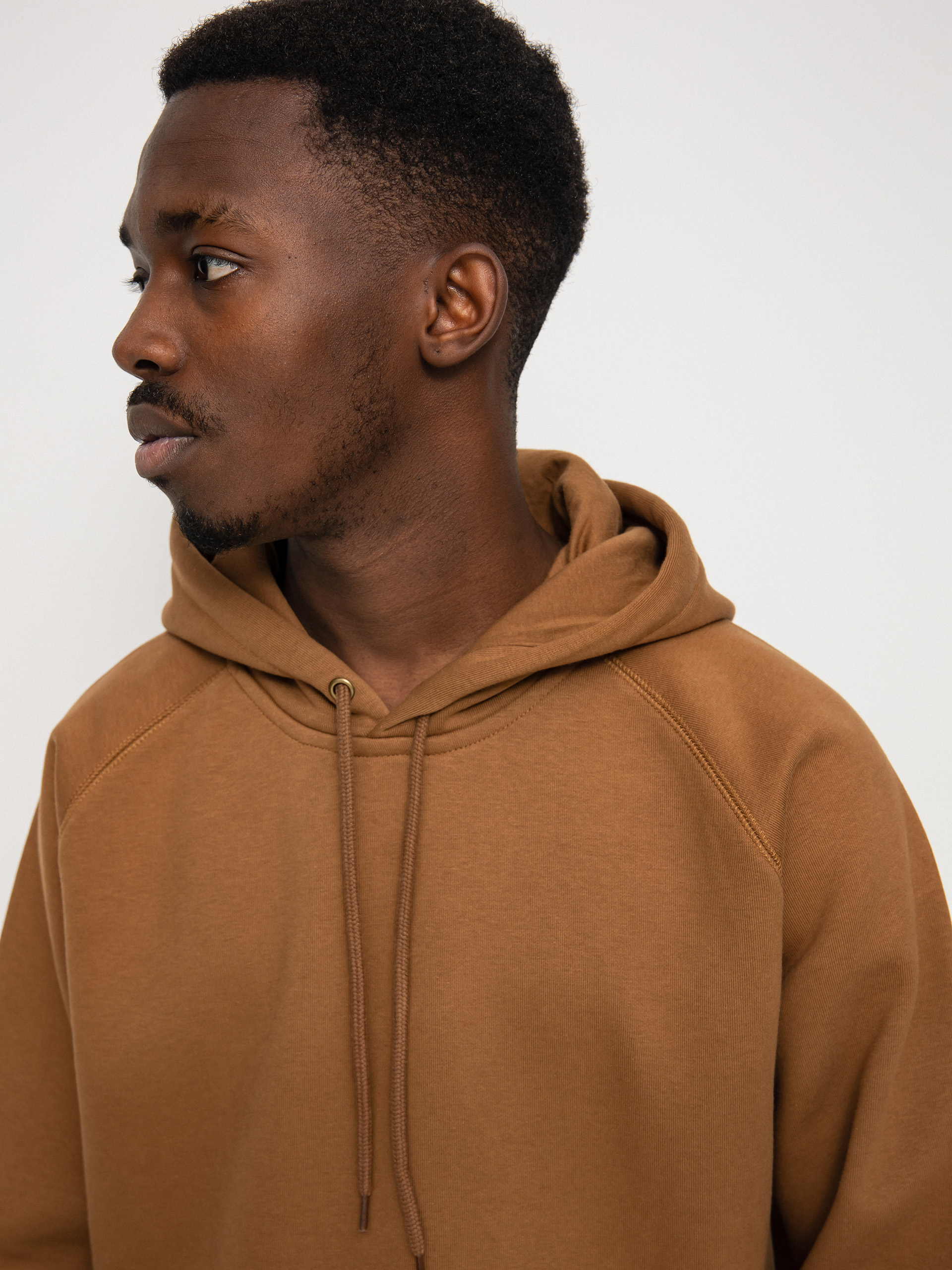 Bluza z kapturem Carhartt WIP Chase HD (hamilton brown/gold)