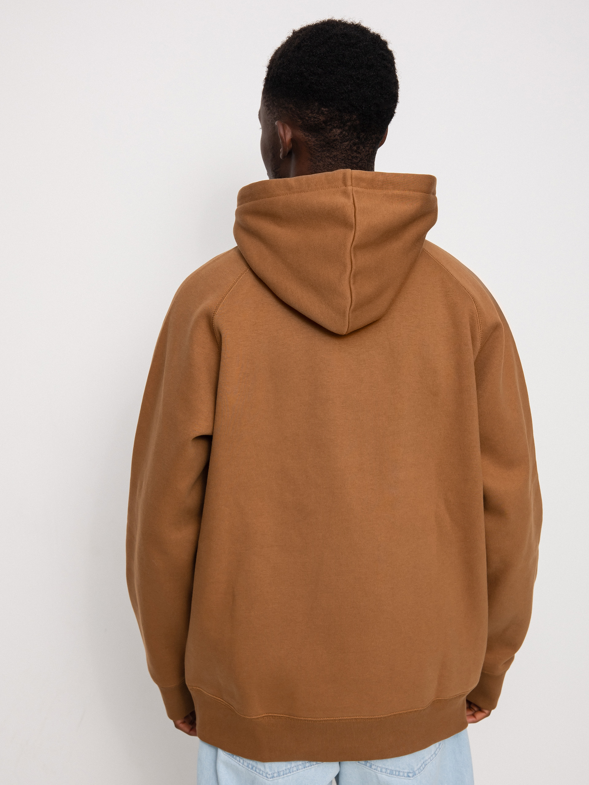 Bluza z kapturem Carhartt WIP Chase HD (hamilton brown/gold)