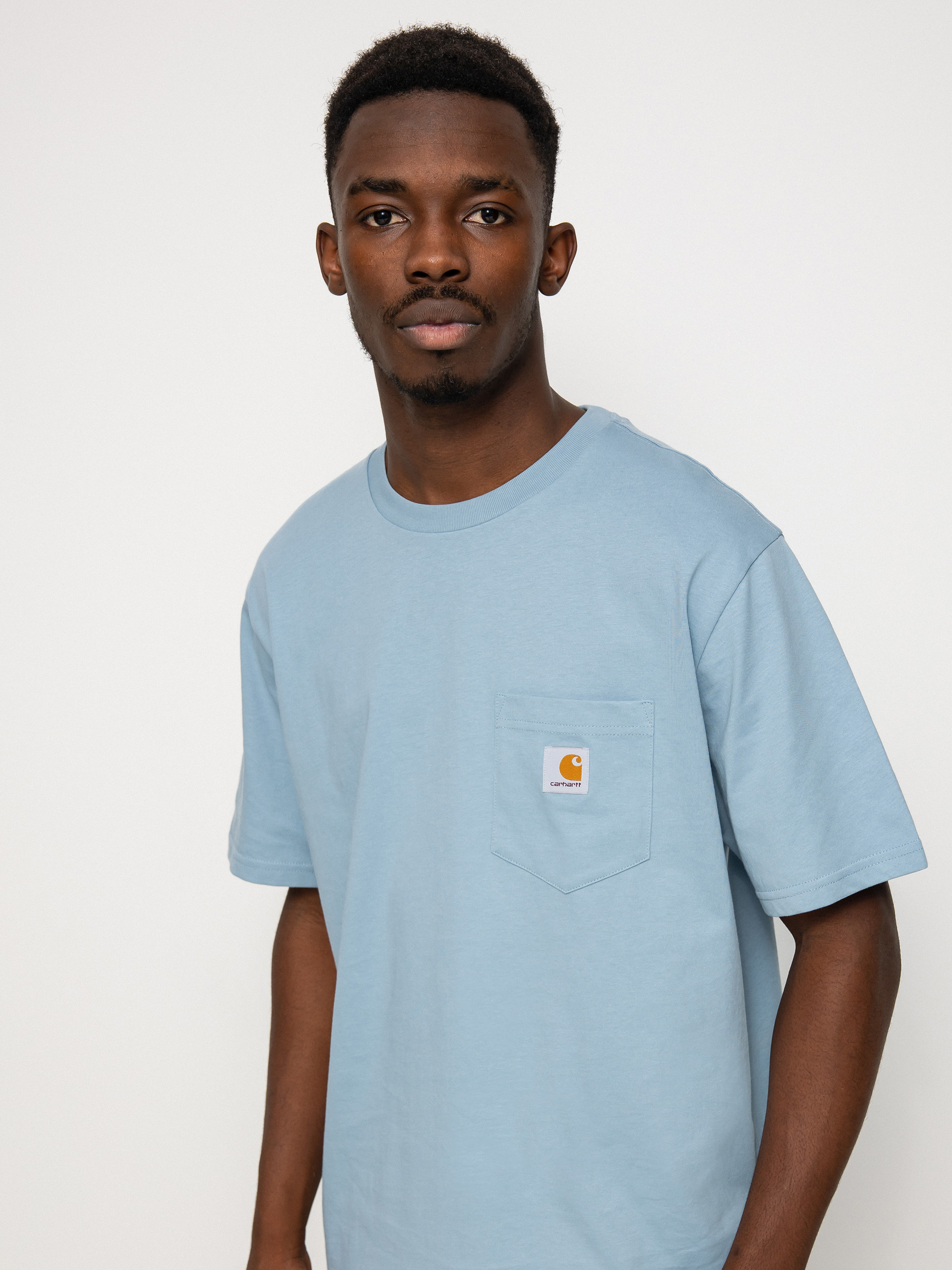 T-shirt Carhartt WIP Pocket (misty sky)