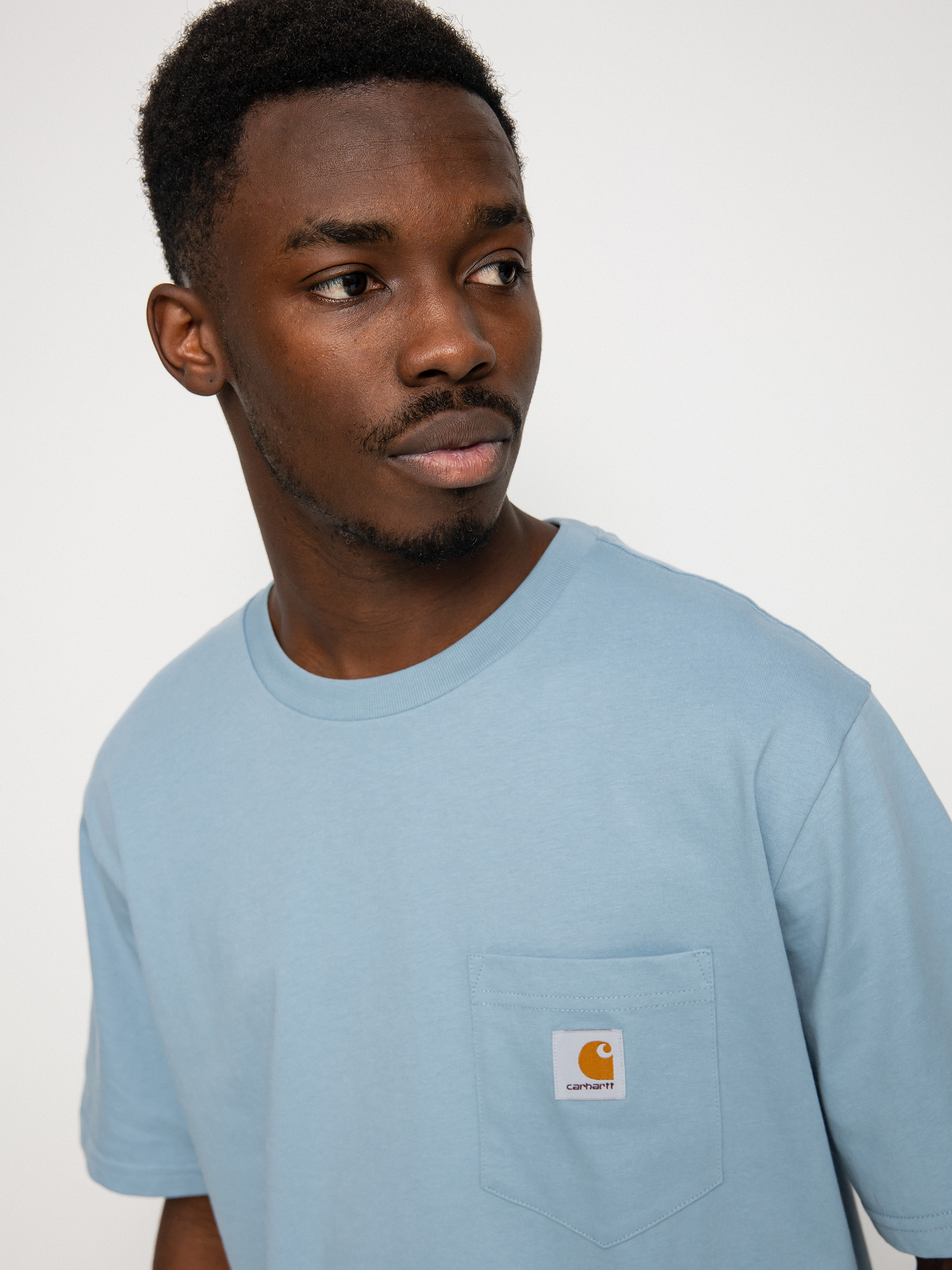 T-shirt Carhartt WIP Pocket (misty sky)