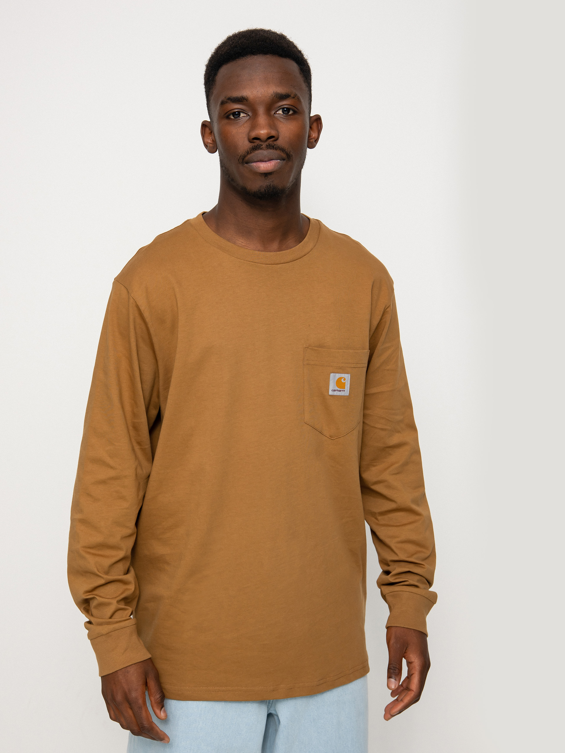 Longsleeve Carhartt WIP Pocket (jasper)