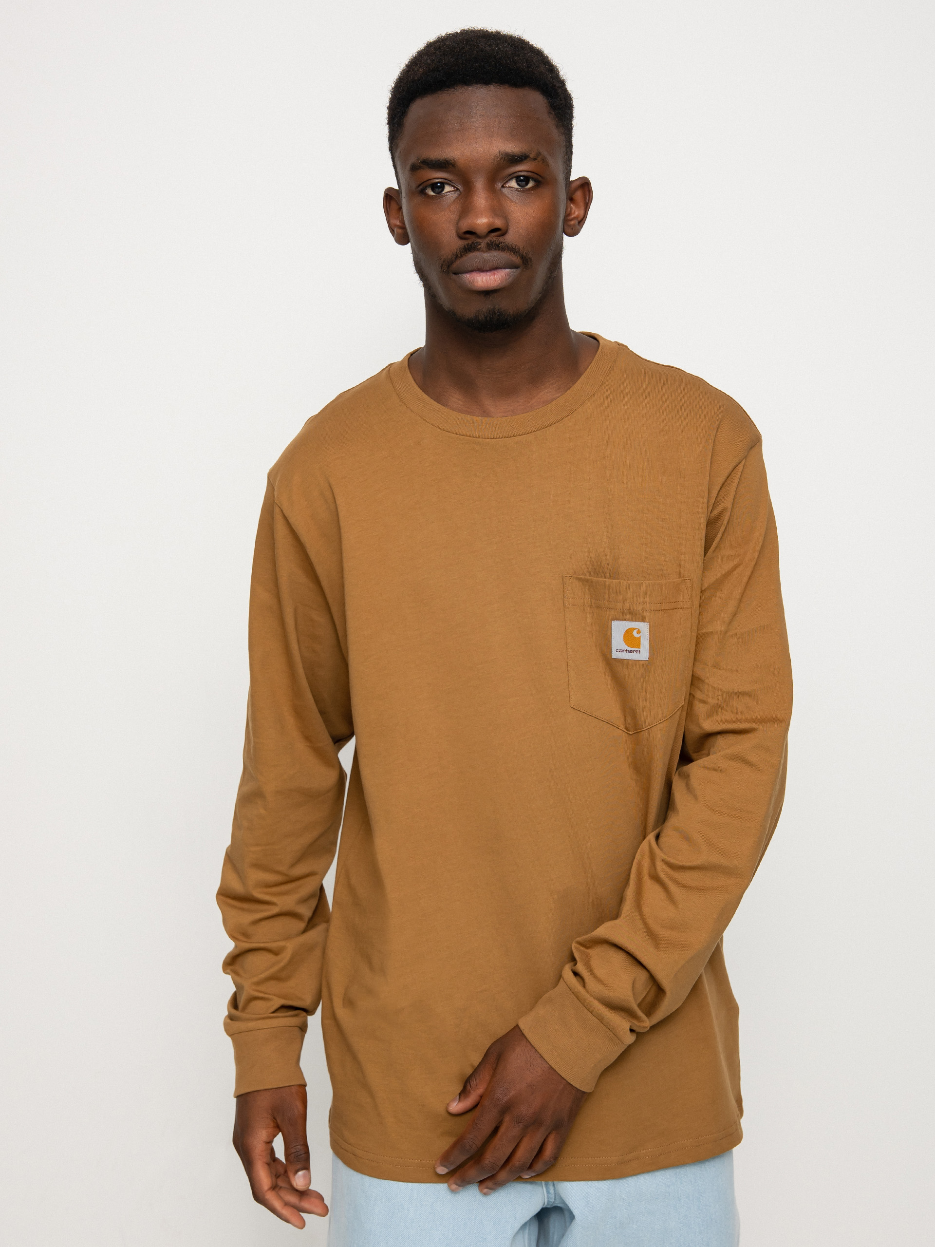 Longsleeve Carhartt WIP Pocket (jasper)