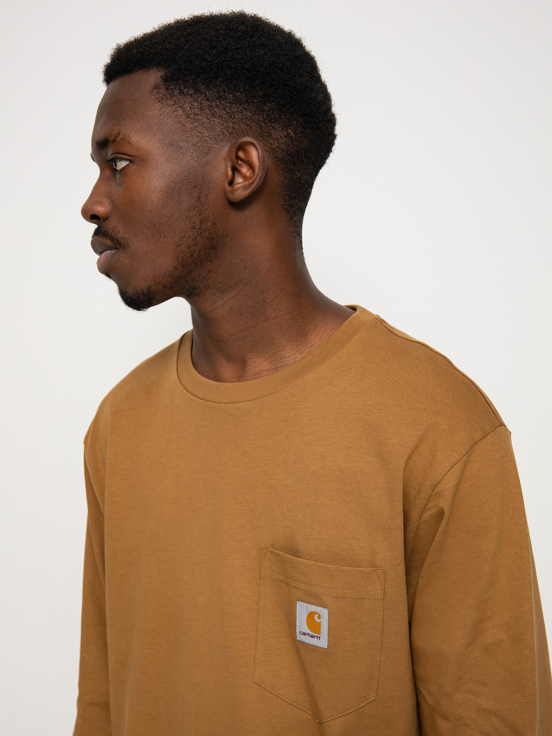 Longsleeve Carhartt WIP Pocket (jasper)