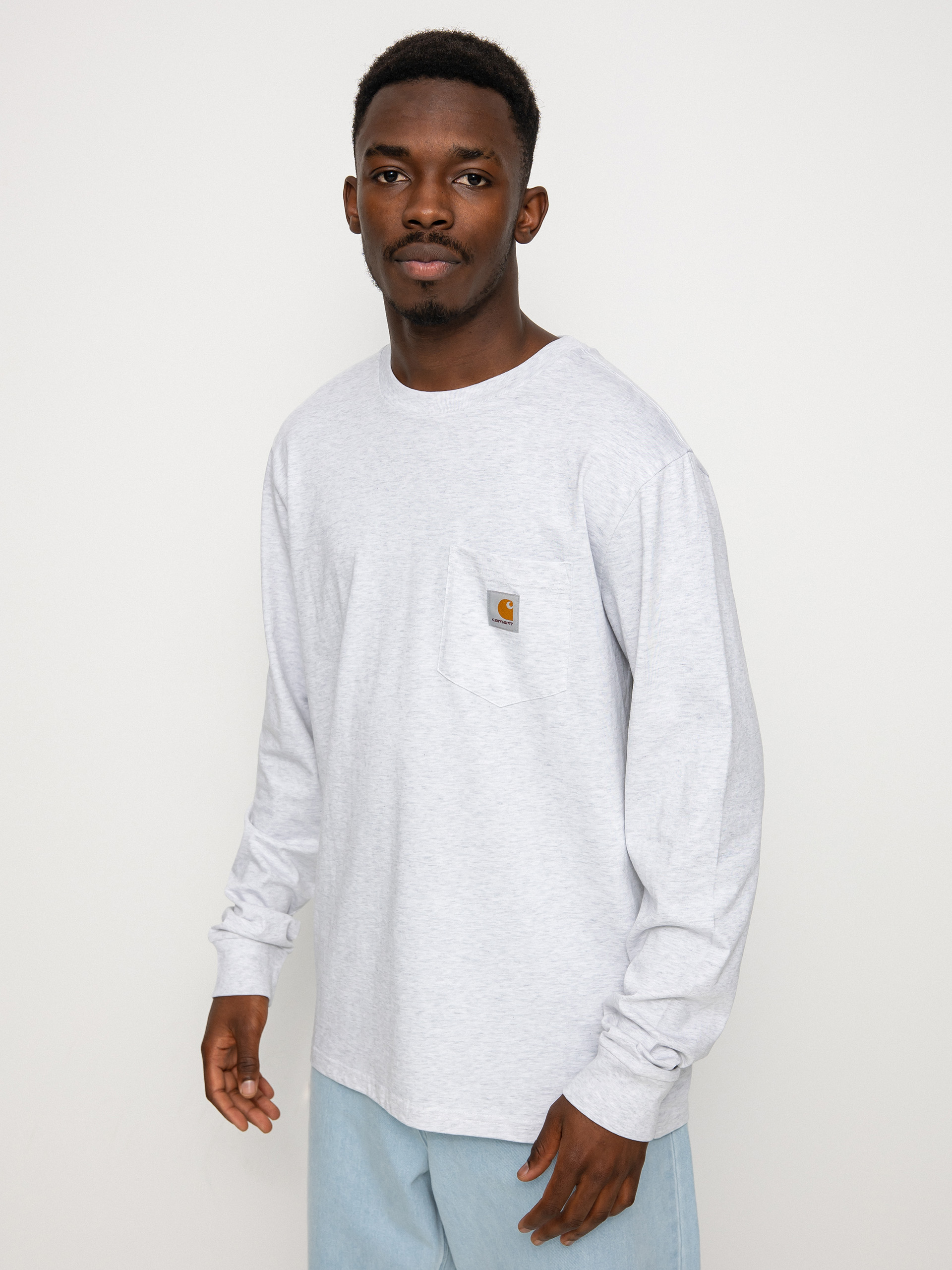 Longsleeve Carhartt WIP Pocket (ash heather)