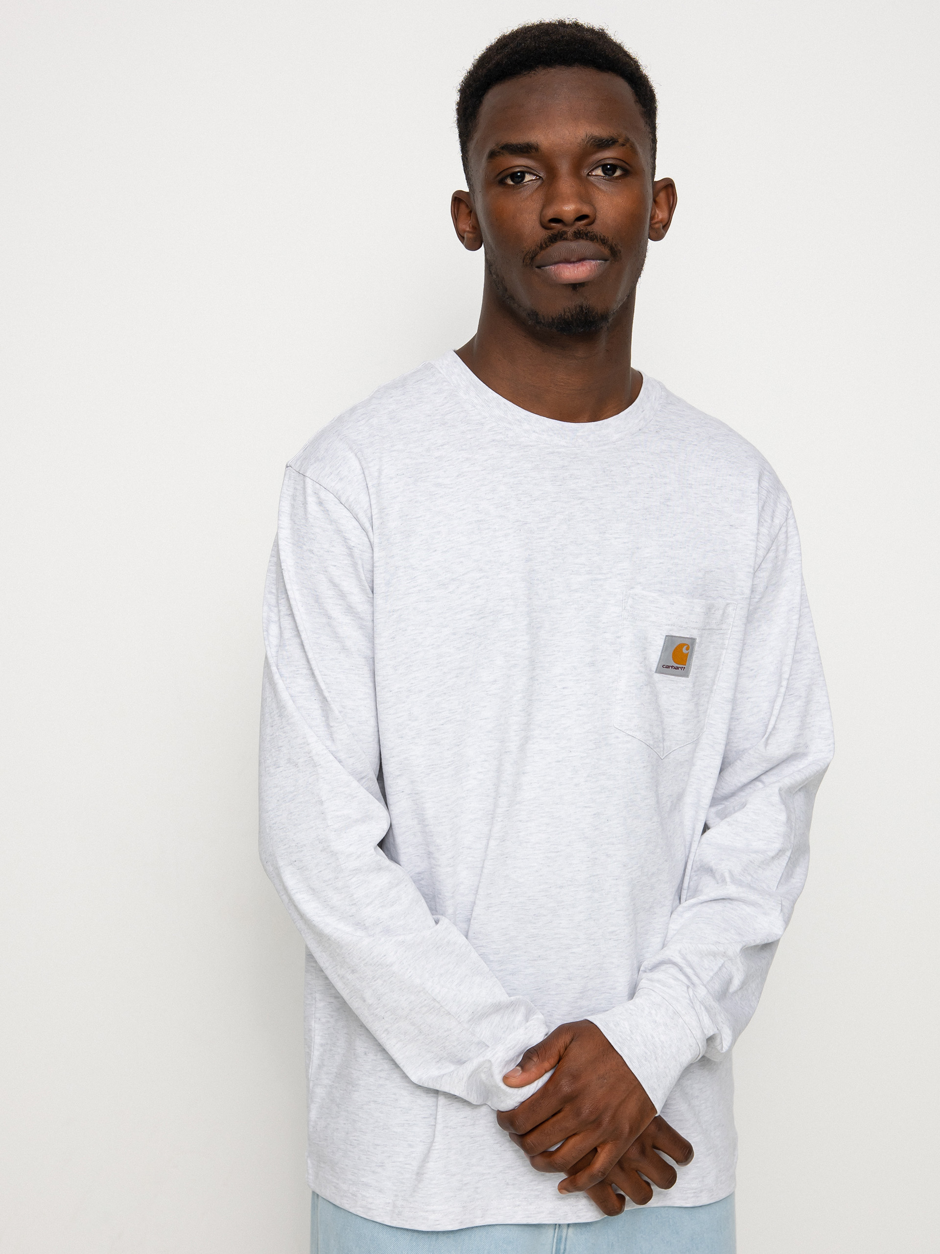 Longsleeve Carhartt WIP Pocket (ash heather)
