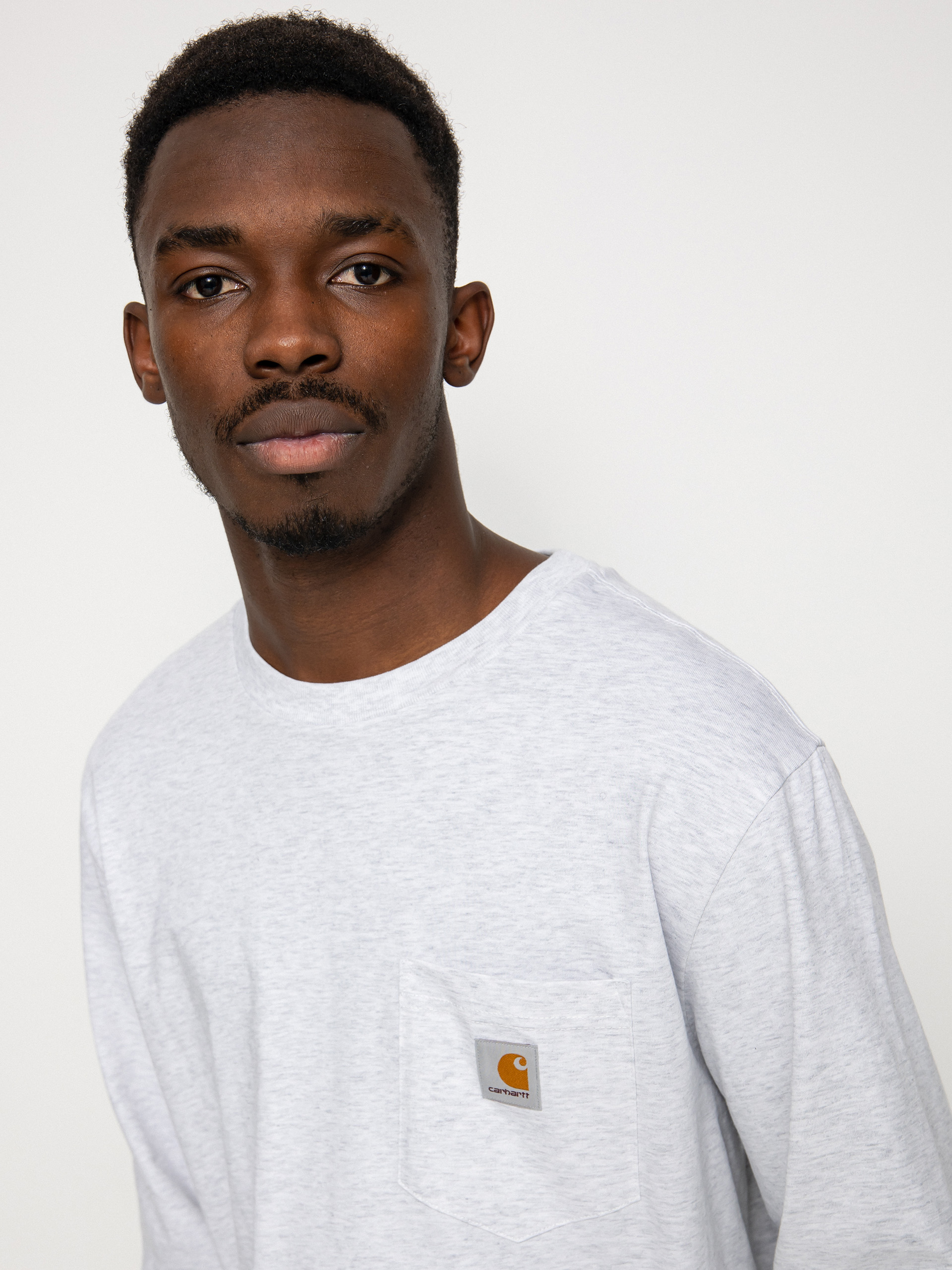 Longsleeve Carhartt WIP Pocket (ash heather)